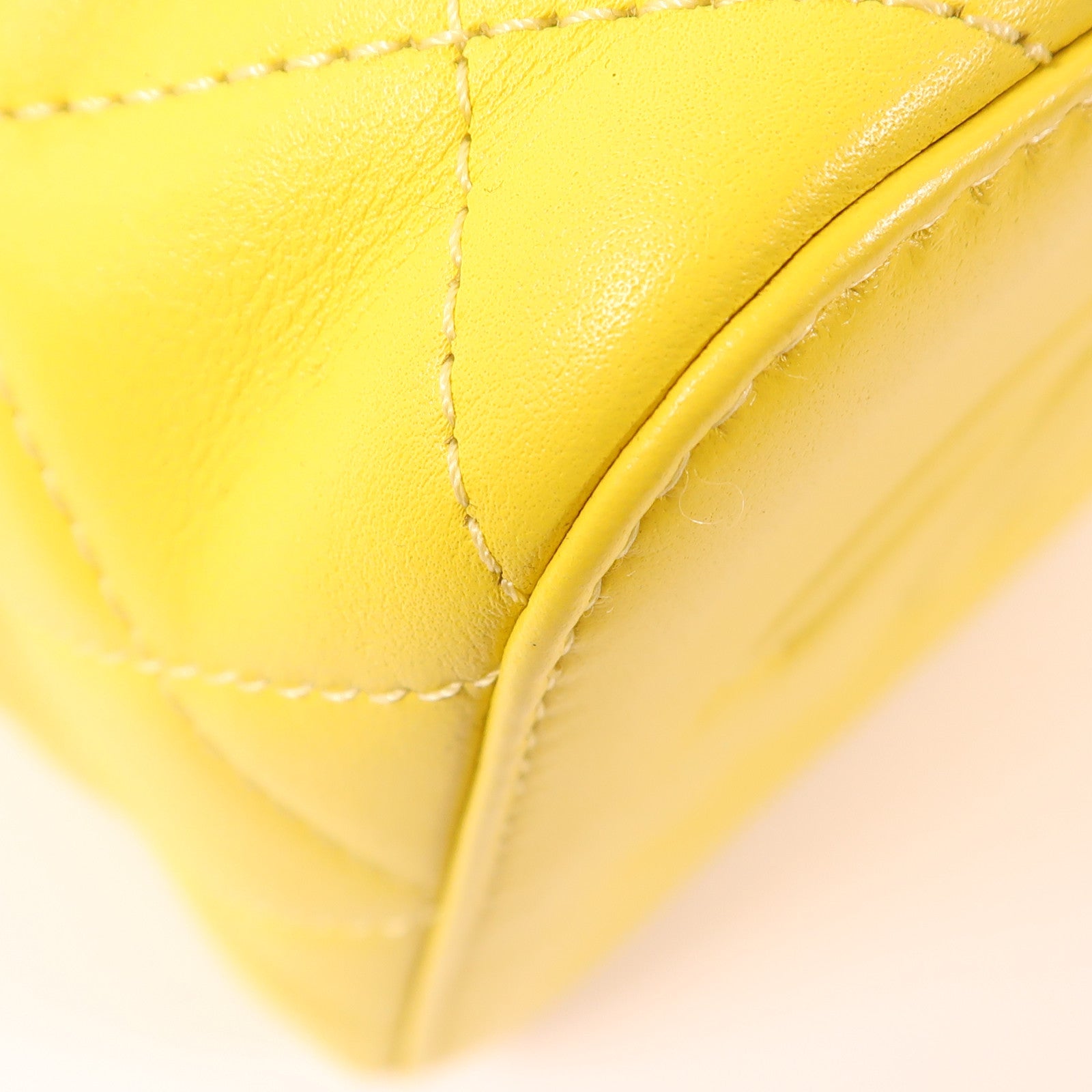 CHANEL 牛皮皮革Chain Shoulder Bag金扣鏈帶手挽肩背兩用袋