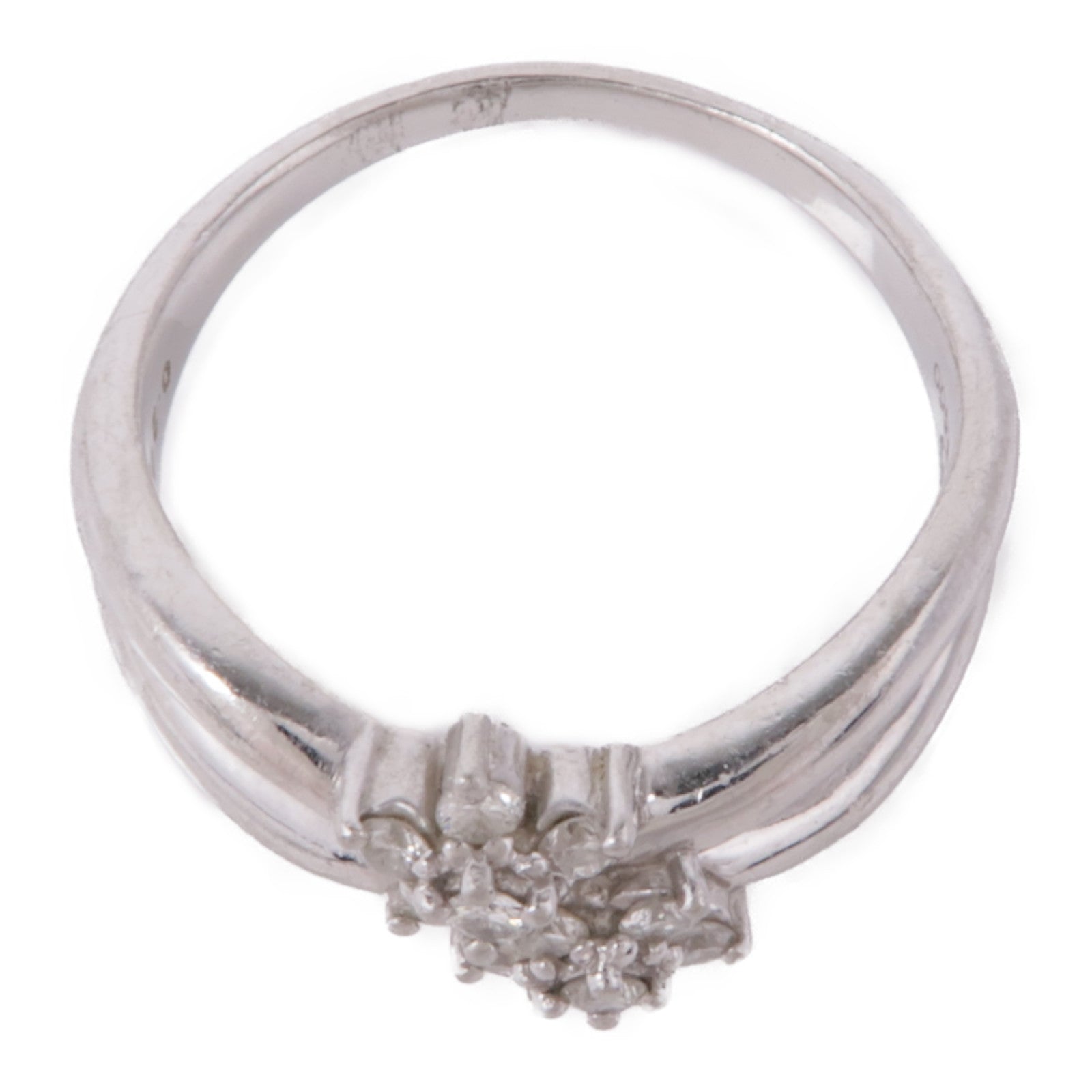 JEWELRY PT900鉑金Diamond Ring鑽石戒指US#7.25