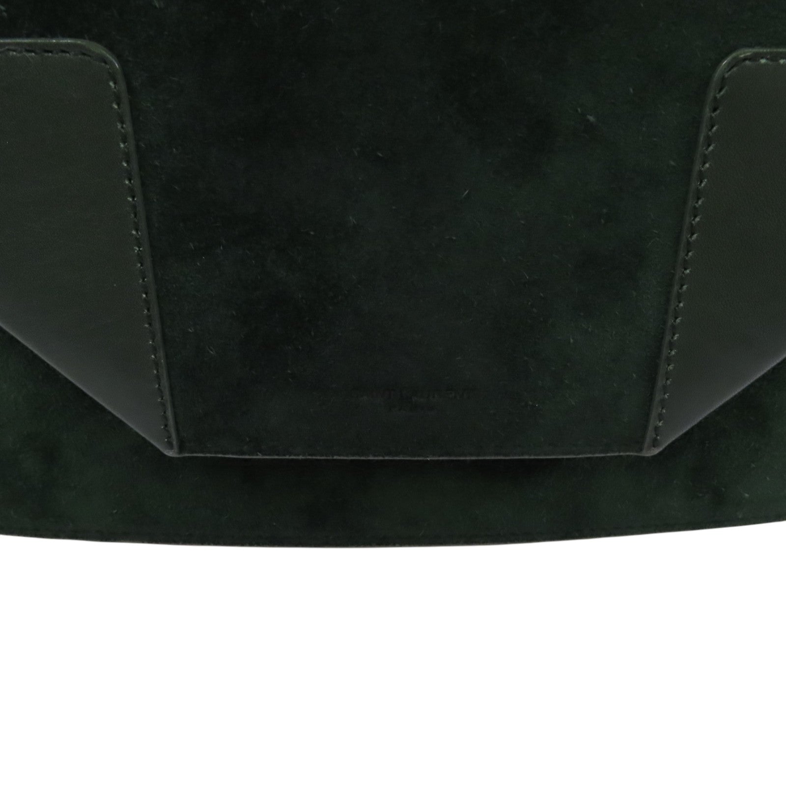 SAINT LAURENT 麂皮皮革Shoulder Bag金扣鏈帶肩背袋