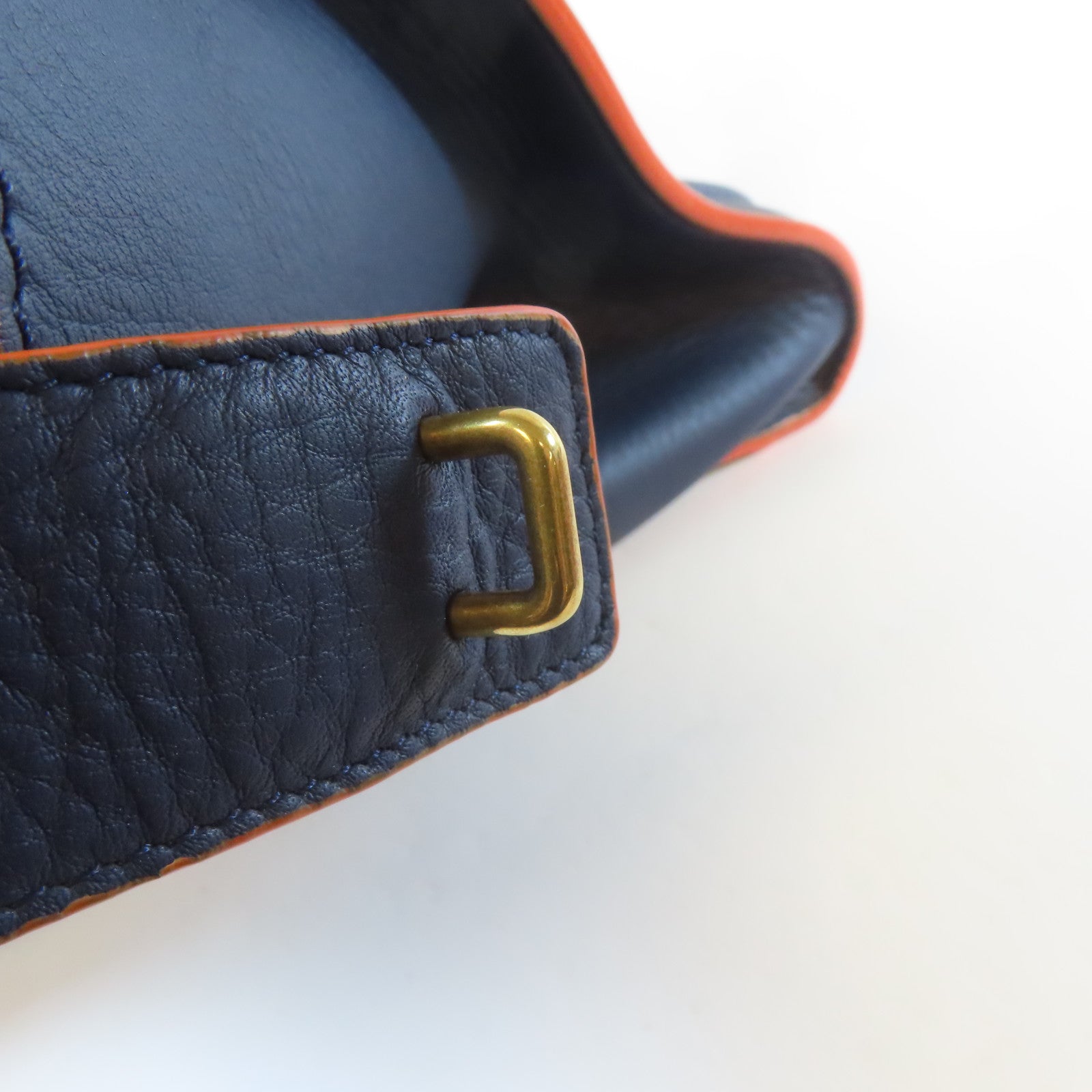 CELINE 牛皮皮革Tote Bag手挽袋藍色