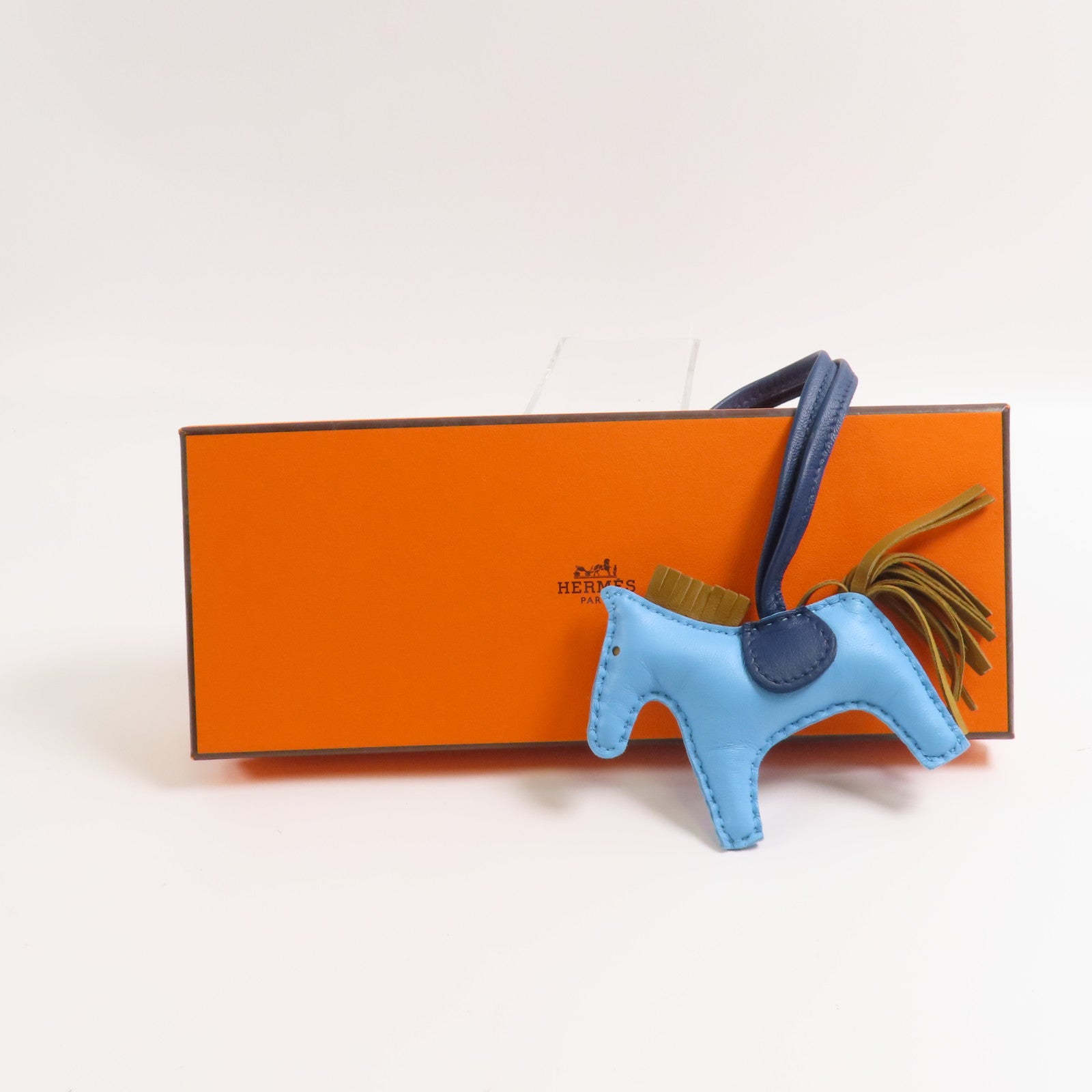 HERMES Milo皮革Rodeo PM掛飾