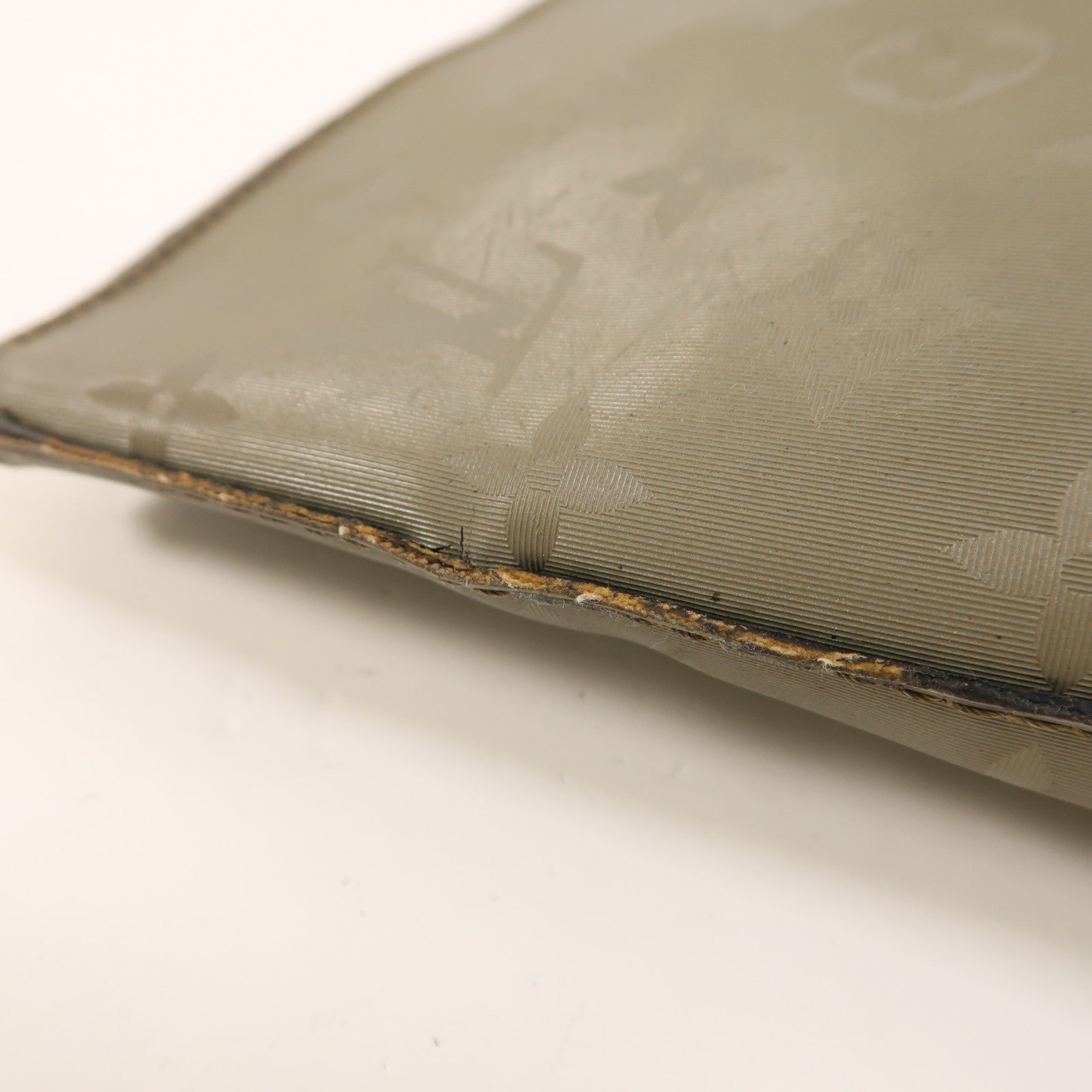 LOUIS VUITTON 【激減優惠】Monogram Titanium Pochette Cosmos金扣手拿包