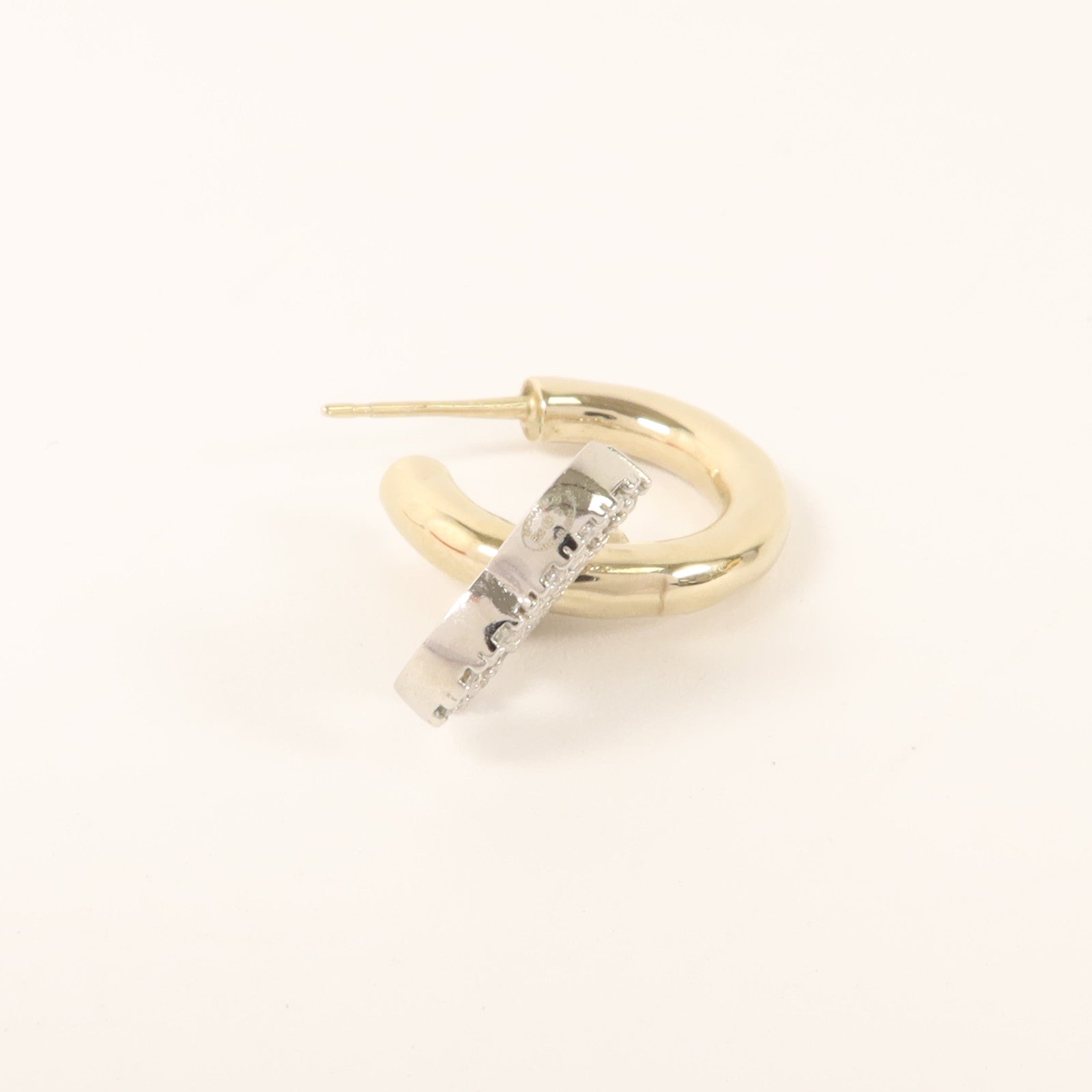 CHANEL 金屬/水晶Pierced Earring耳環