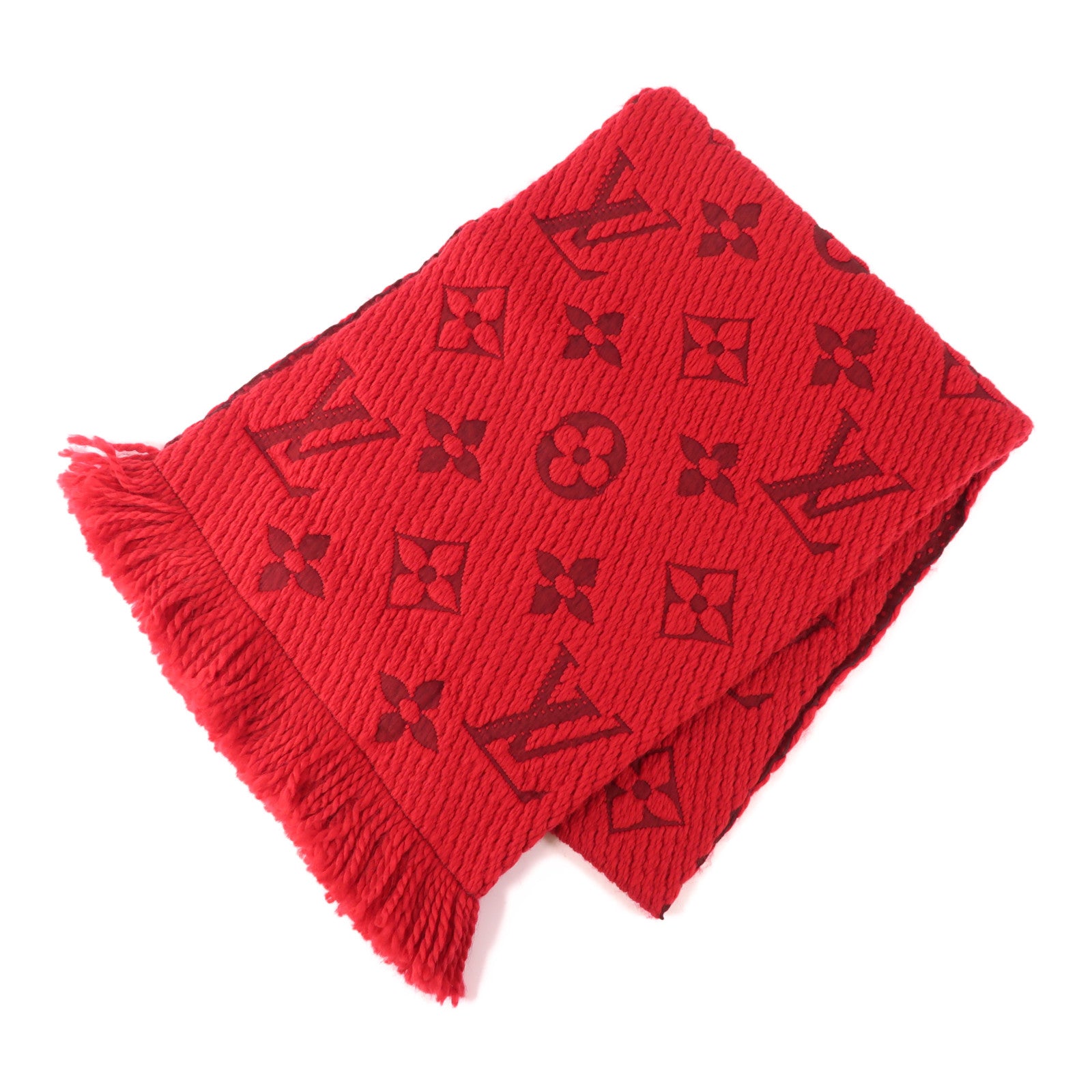 LOUIS VUITTON 羊毛Logomania Scarf圍巾