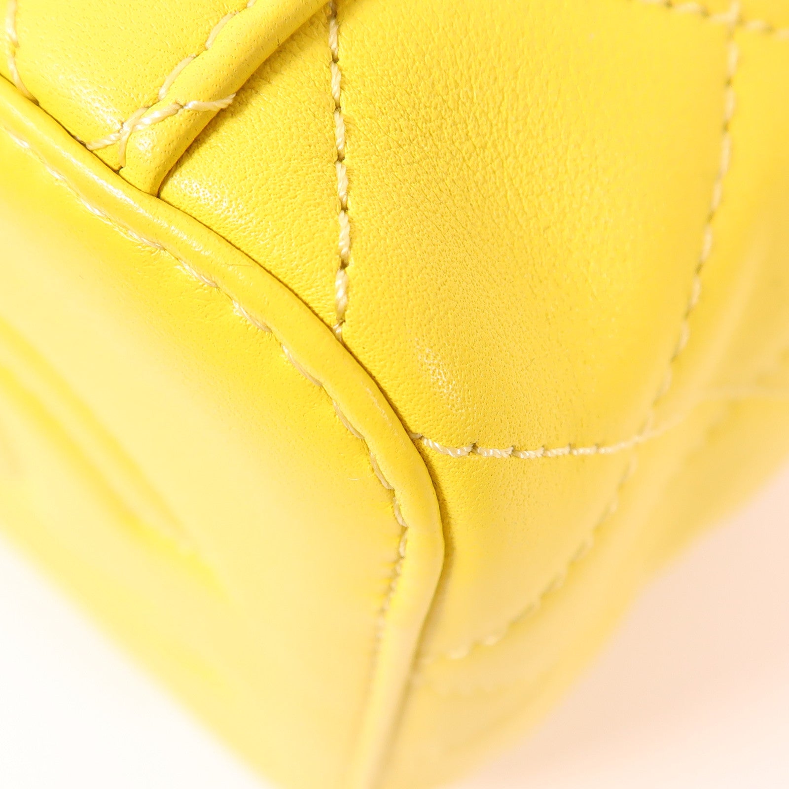 CHANEL 牛皮皮革Chain Shoulder Bag金扣鏈帶手挽肩背兩用袋