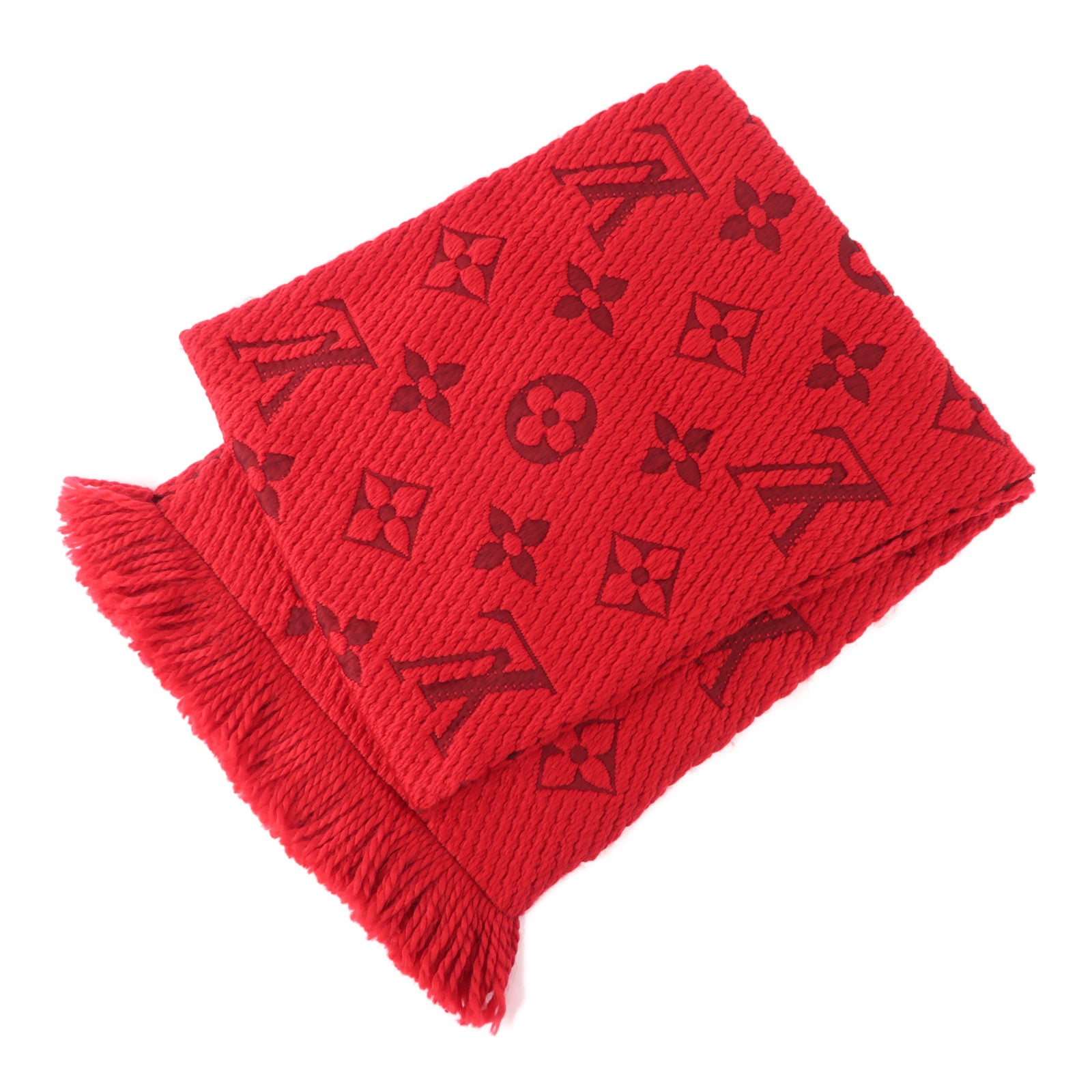 LOUIS VUITTON 羊毛Logomania Scarf圍巾
