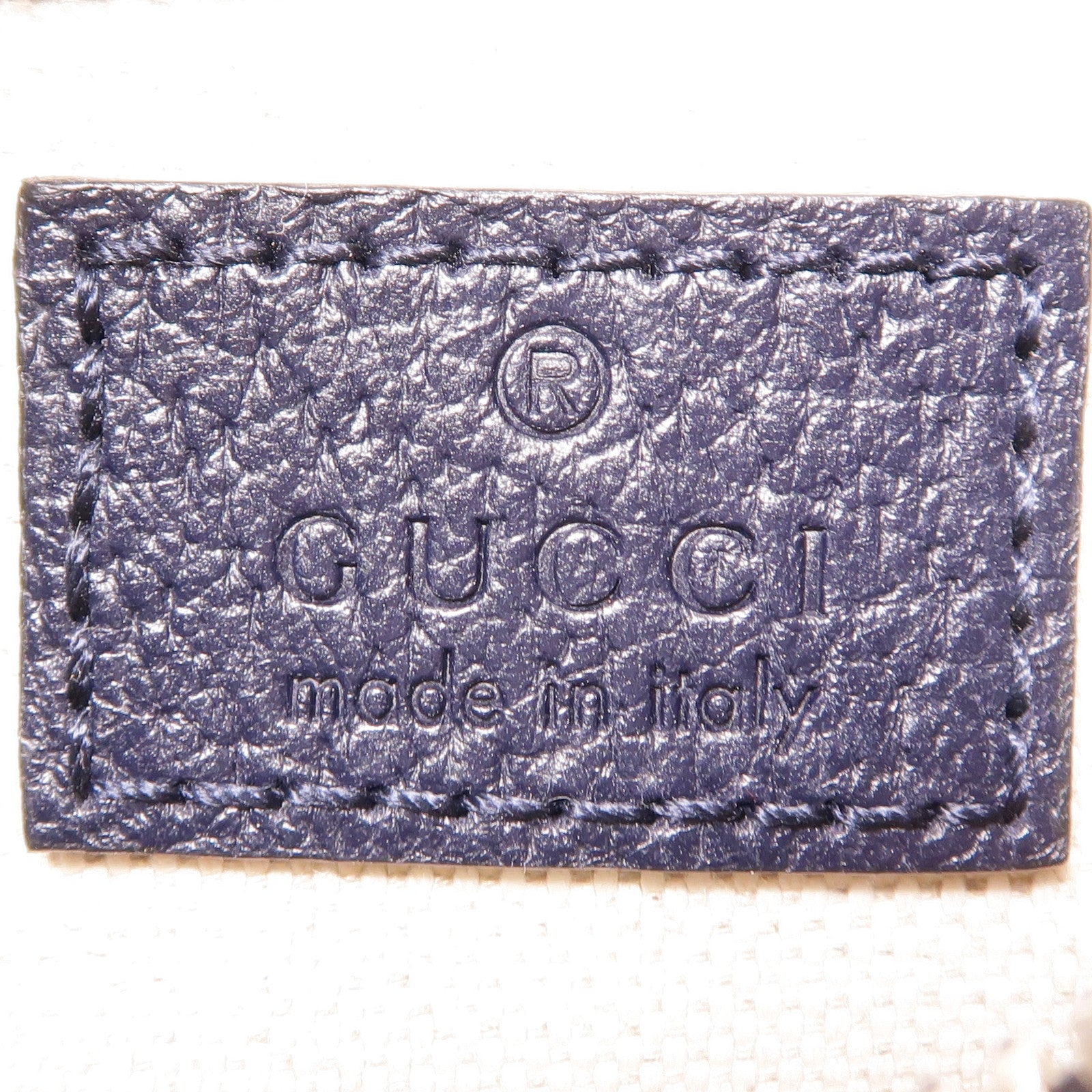 GUCCI GG SHW Attache Small Shoulder Bag 699409 Coated Canvas Navy/Beige/Red