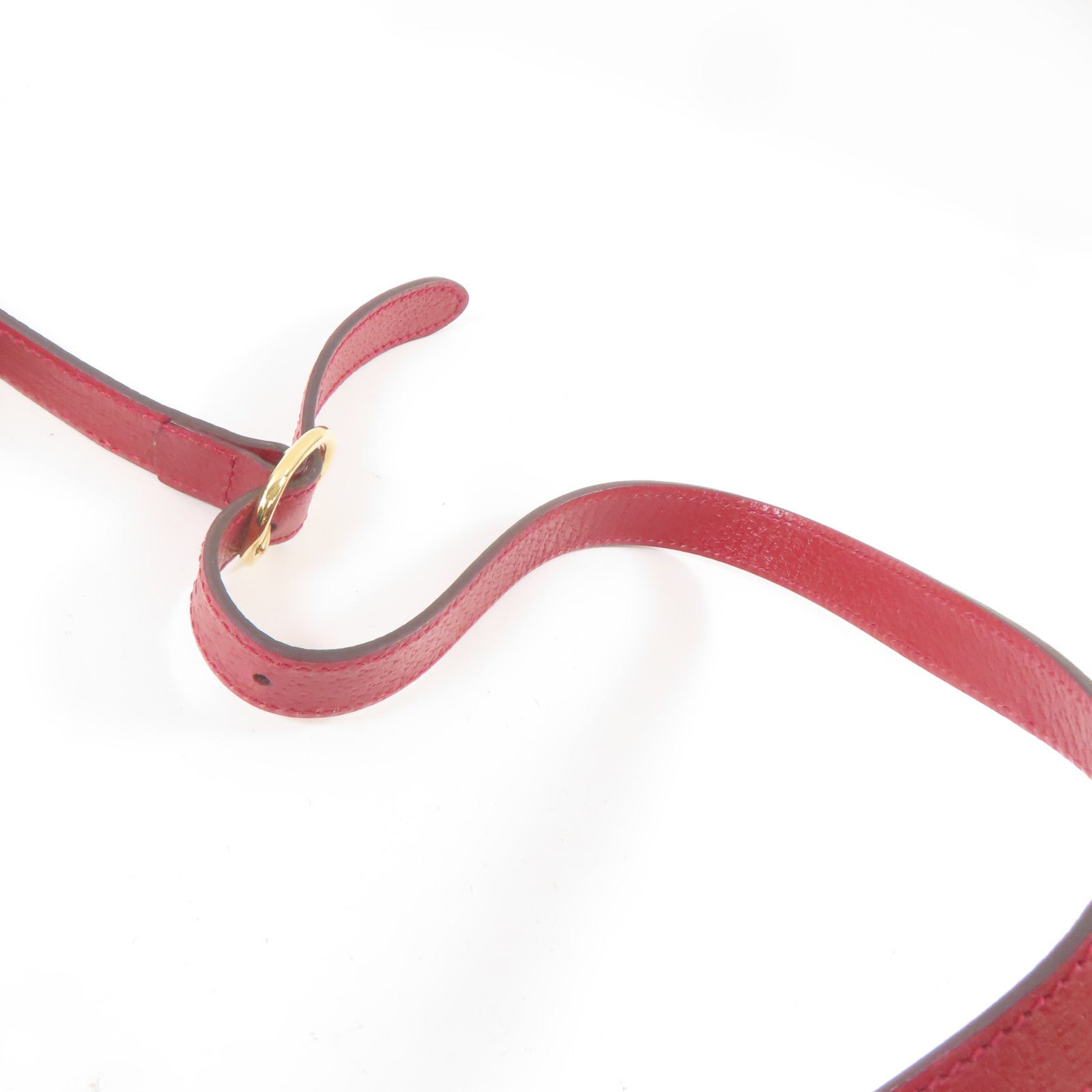 GUCCI 塗層帆布/皮革Bamboo Shopper金扣手挽肩背兩用袋棕色/紅色