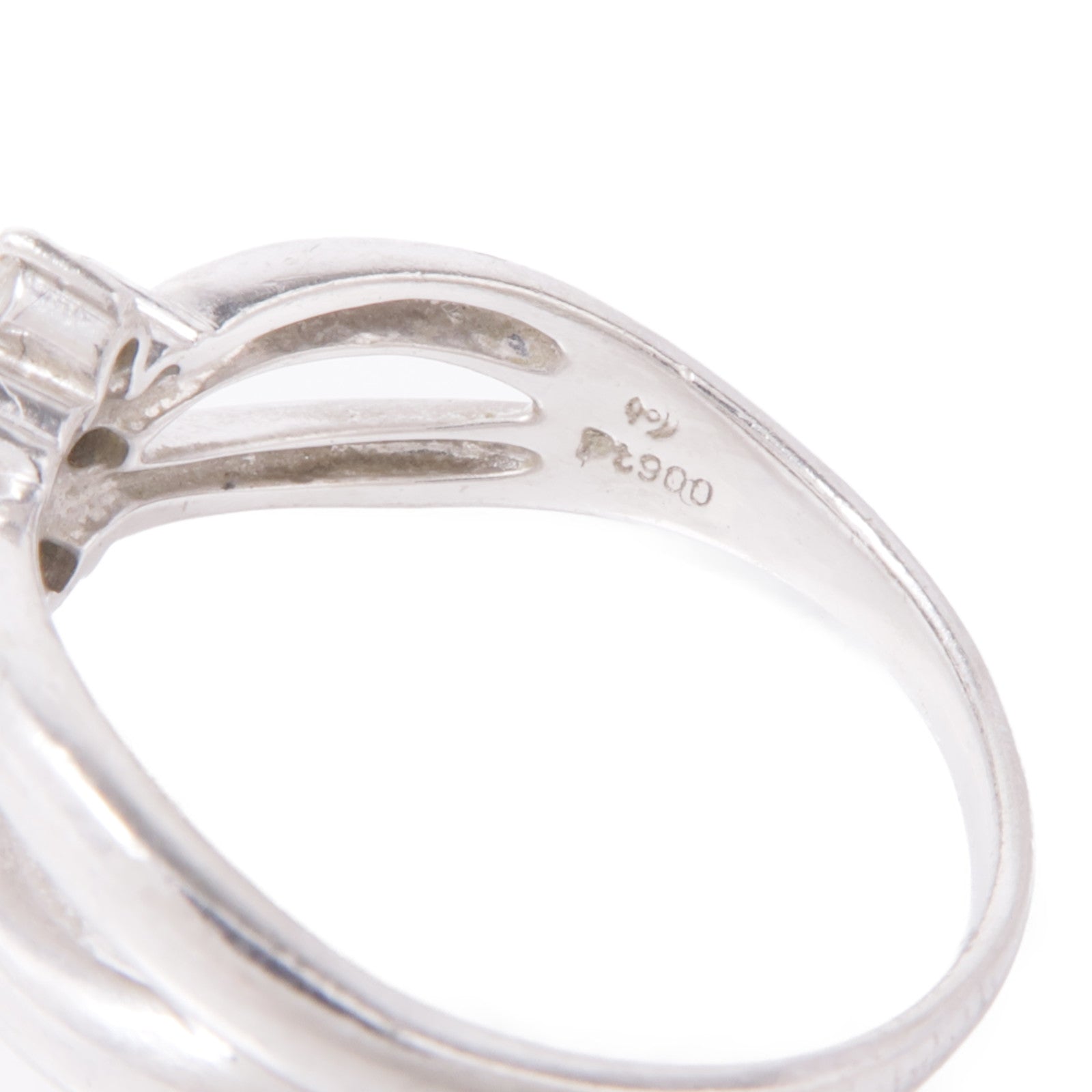 JEWELRY PT900鉑金Diamond Ring鑽石戒指US#7.25