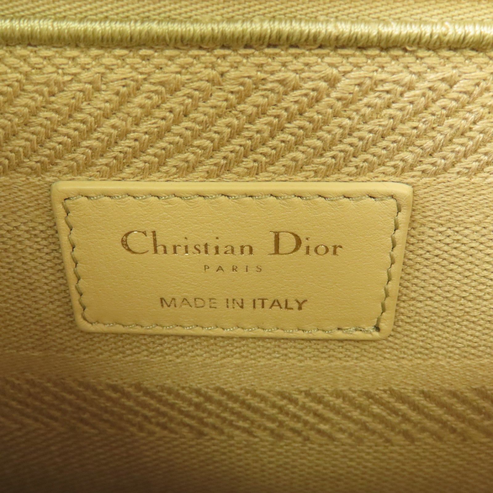 Dior CD GHW Lady Dior 2 Way Shoulder Bag M0565 Canvas