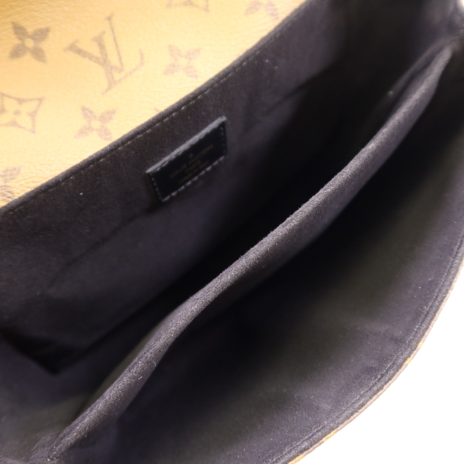 LOUIS VUITTON Monogram Reverse Pochette Metis金扣手挽肩背兩用袋