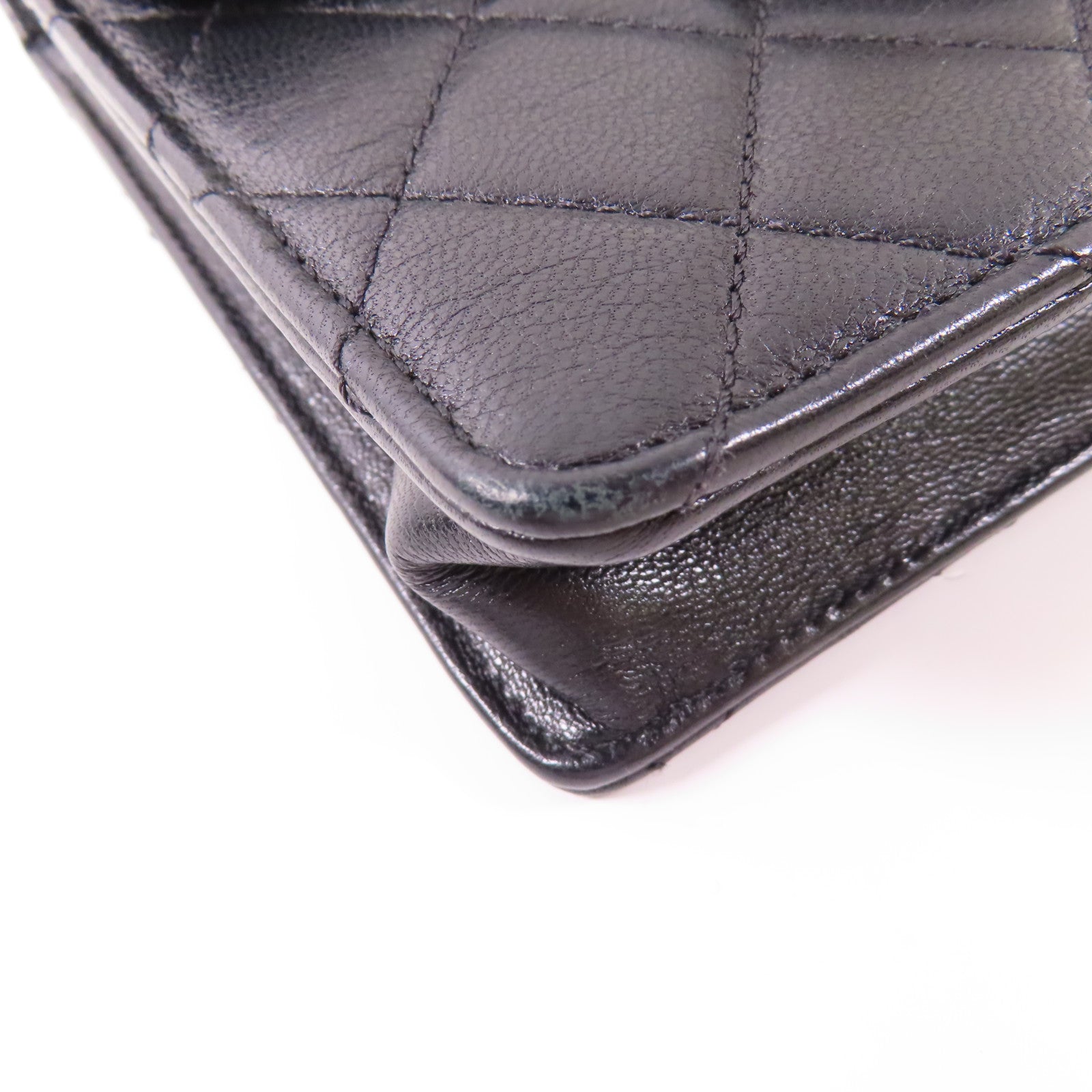 CHANEL 羊皮皮革Chain Shoulder Bag金扣鏈帶肩背袋