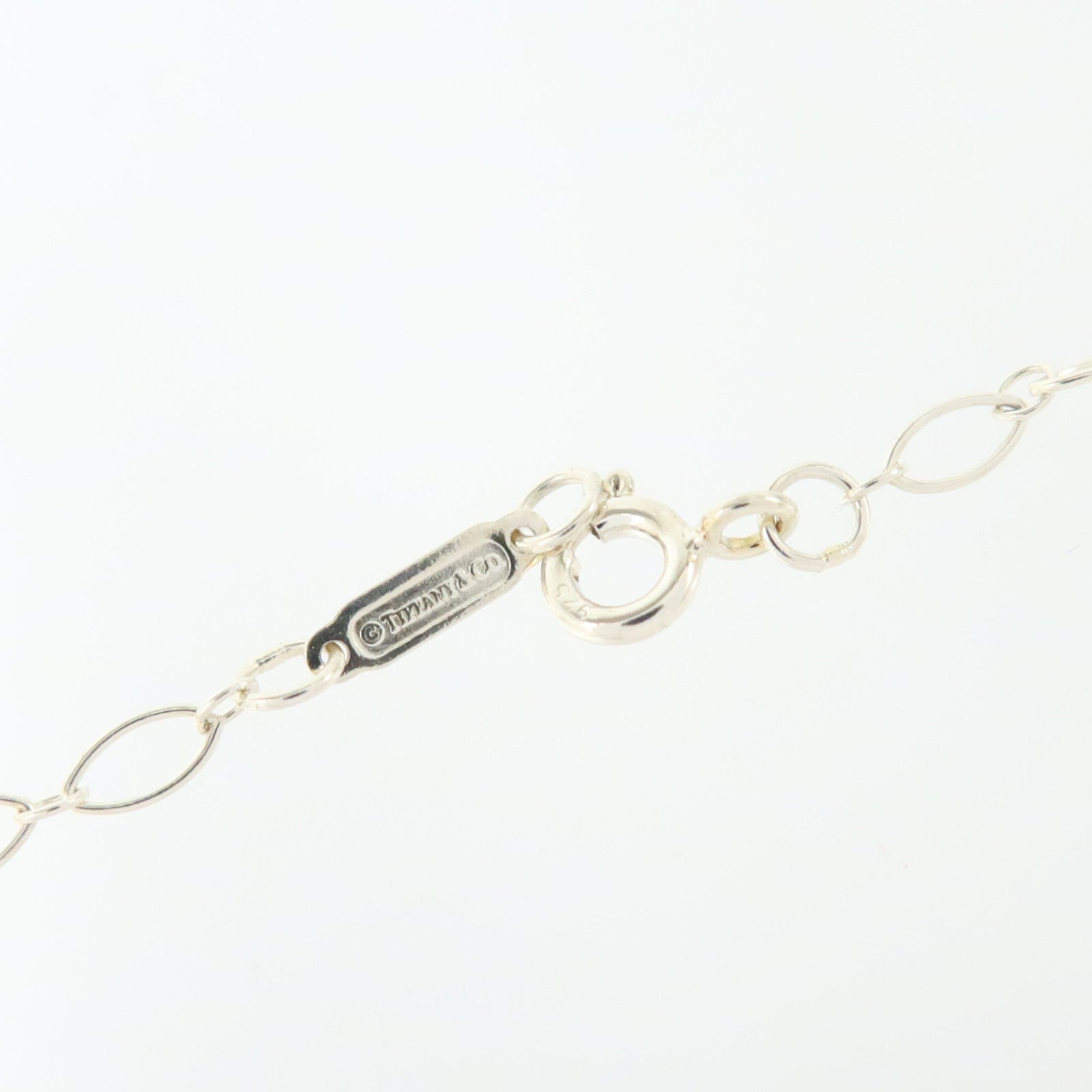 TIFFANY＆CO 925純銀Crown Key Pendant Necklace項鏈