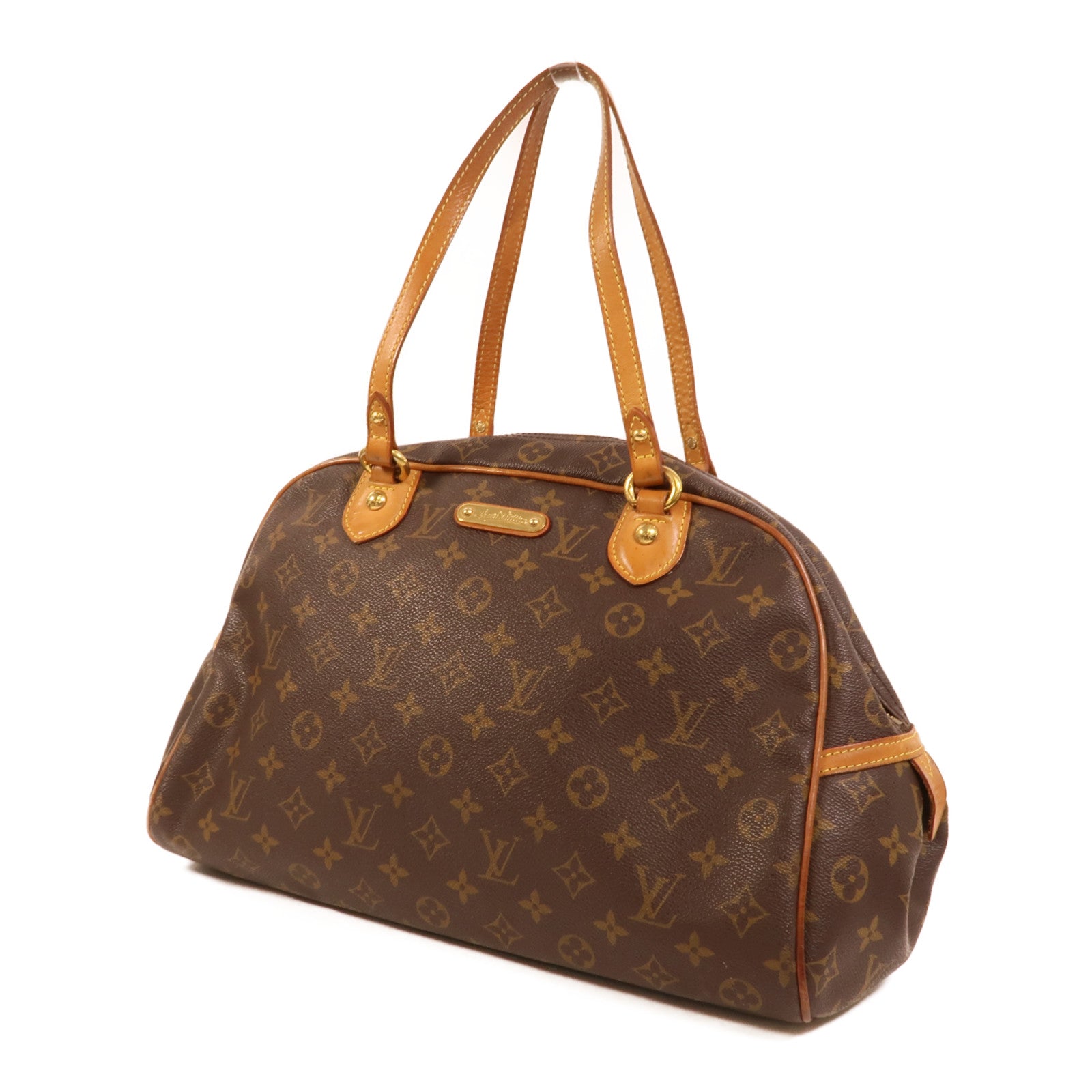 LOUIS VUITTON Monogram Montorgueil GM金扣肩背袋