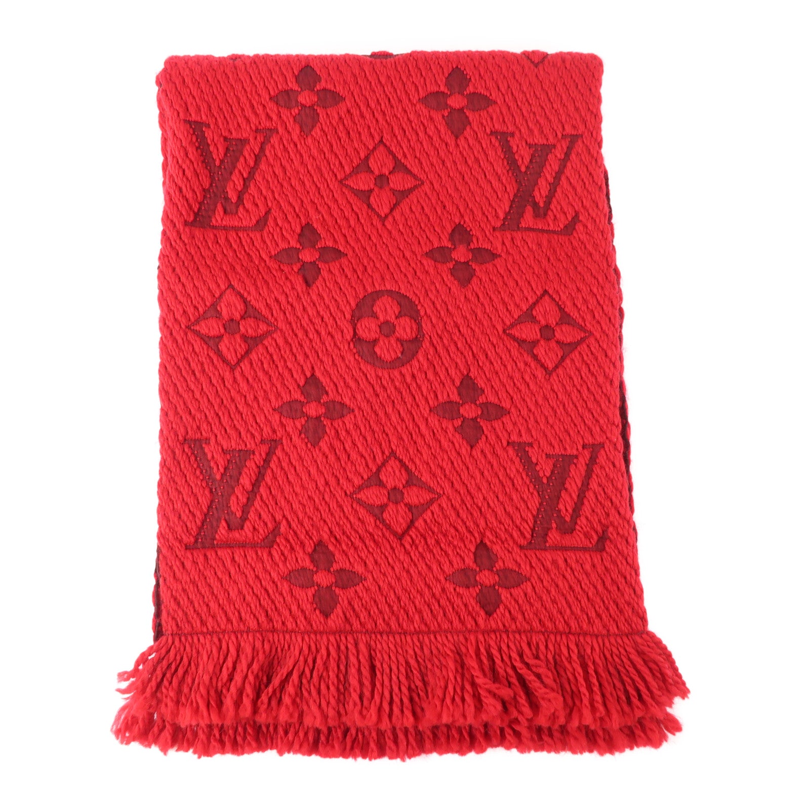 LOUIS VUITTON 羊毛Logomania Scarf圍巾