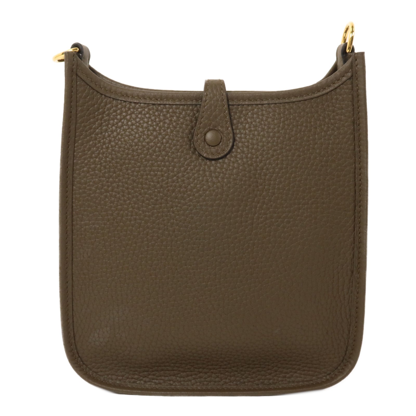 HERMES Clemence皮革Evelyne TPM肩背袋Vert Loden