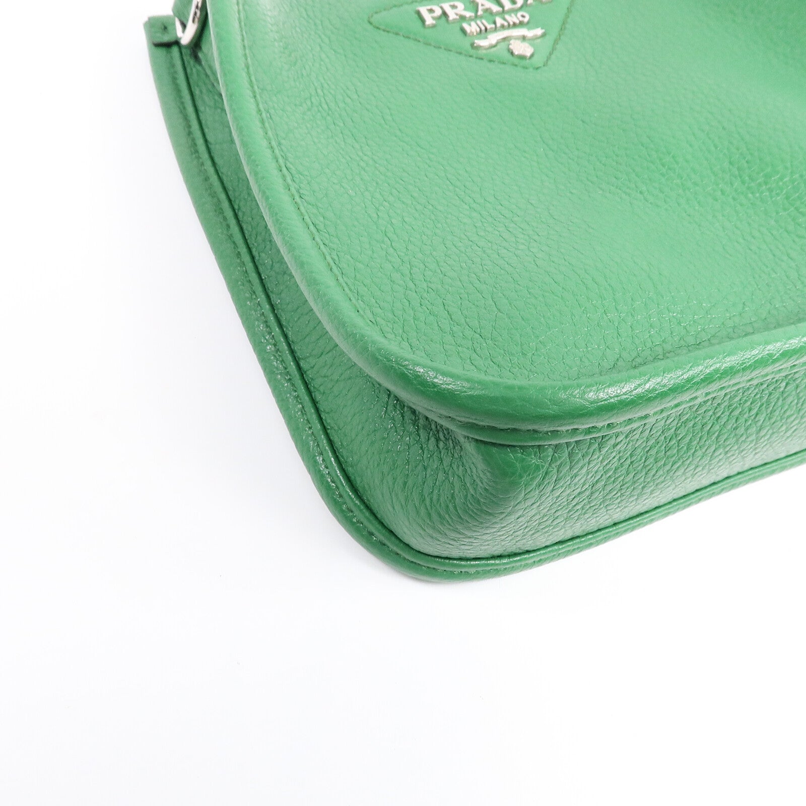 PRADA 牛皮皮革Mini Shoulder肩背袋