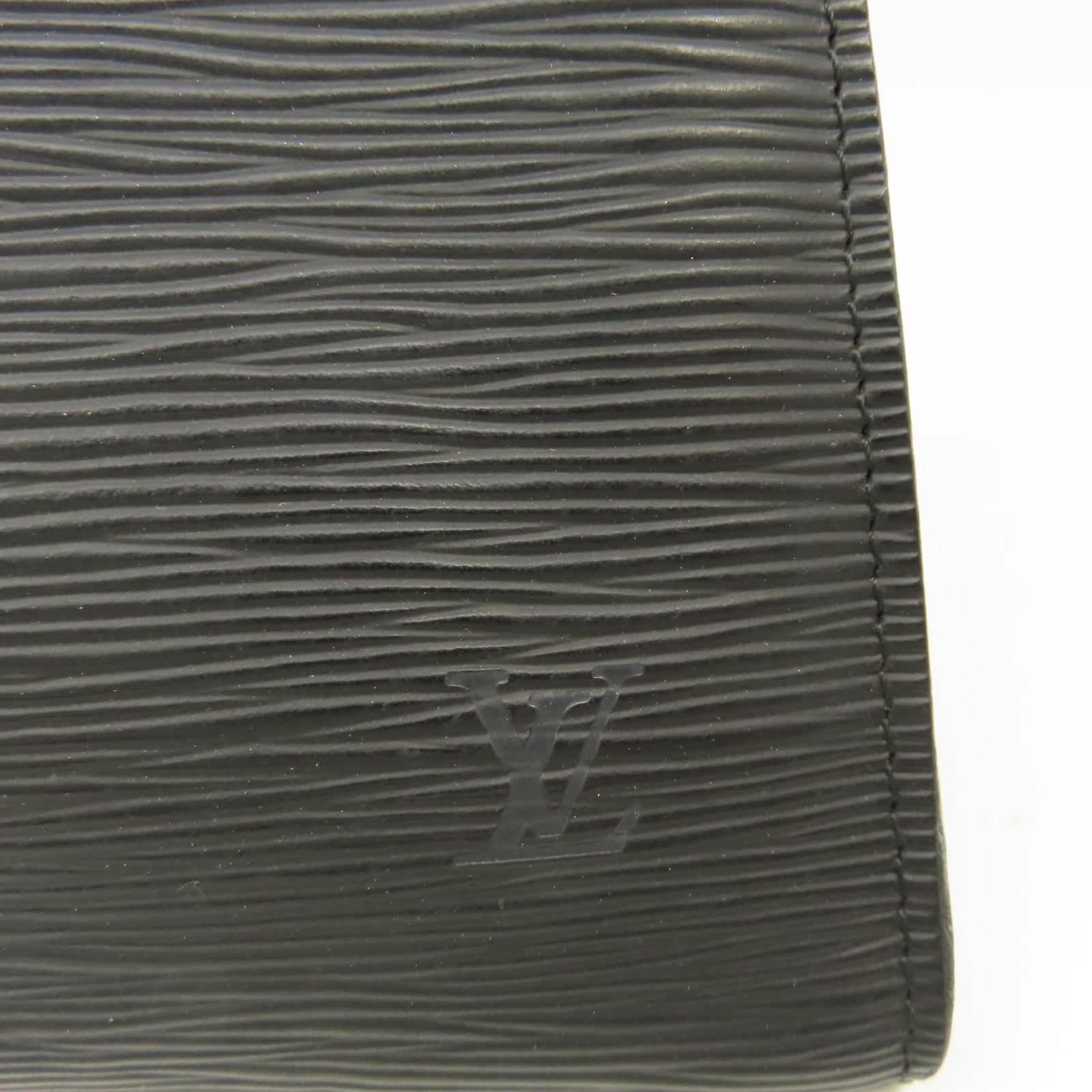 LOUIS VUITTON 【激減優惠】Epi Pochette Accessories Pouch金扣手拿包黑色