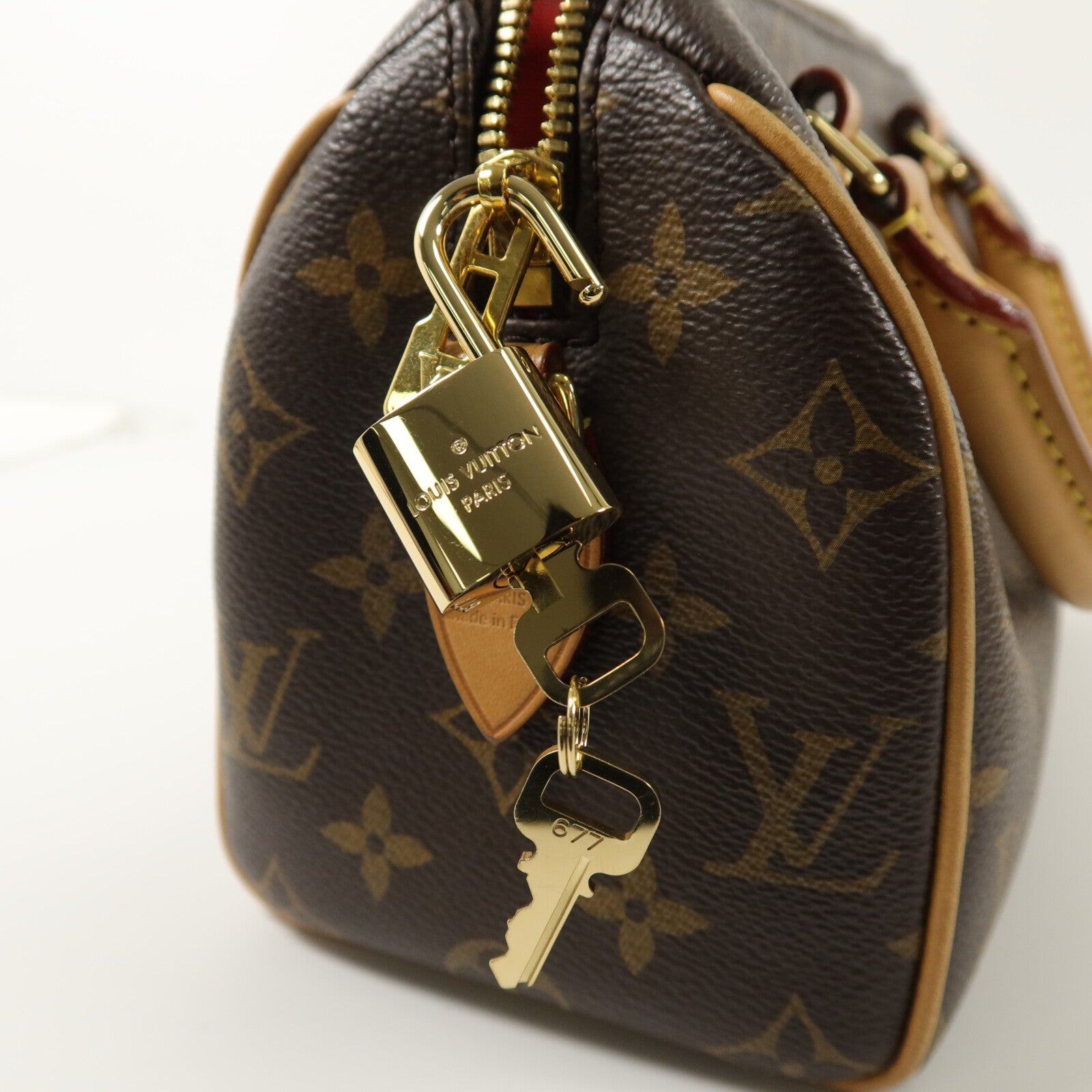 LOUIS VUITTON Monogram Speedy Bandouliere 20手挽肩背兩用袋