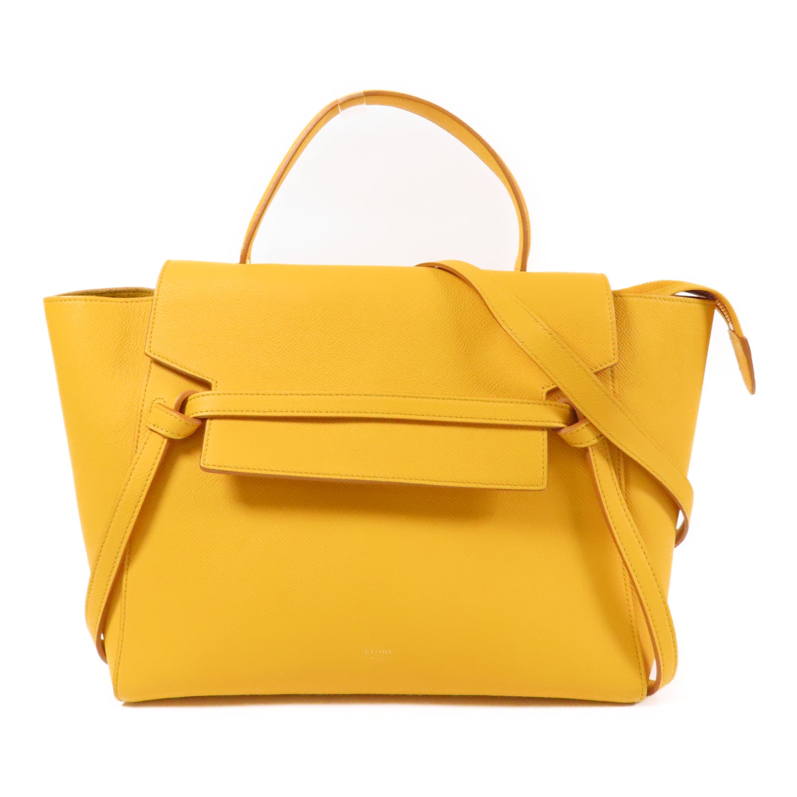CELINE 牛皮皮革Micro Belt Bag金扣手挽肩背兩用袋