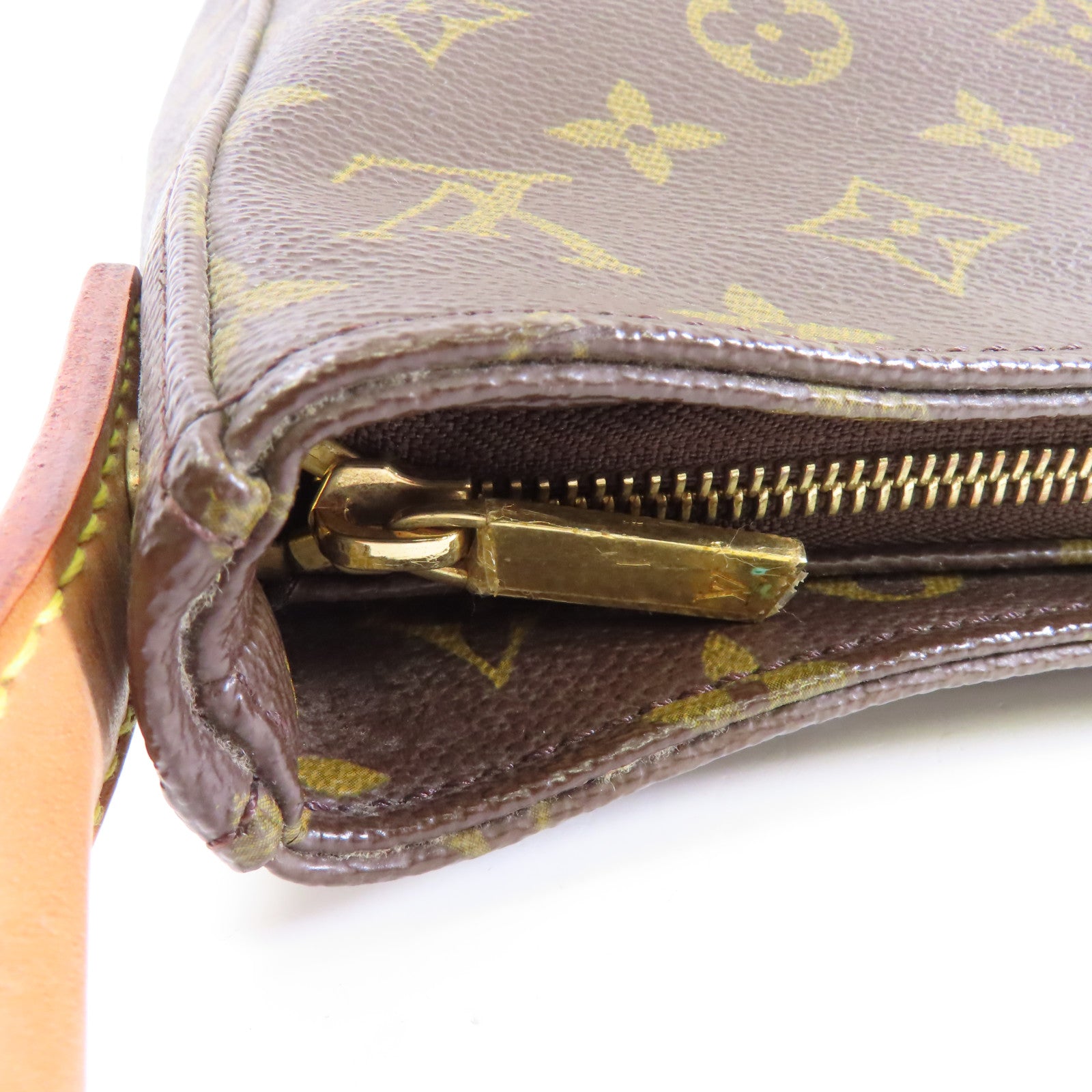 LOUIS VUITTON Monogram Looping GM金扣肩背袋啡色