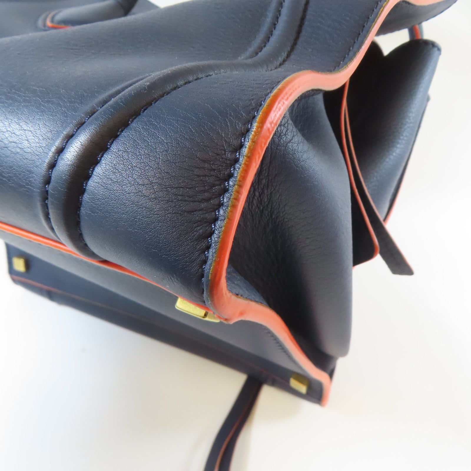 CELINE 牛皮皮革Tote Bag手挽袋藍色