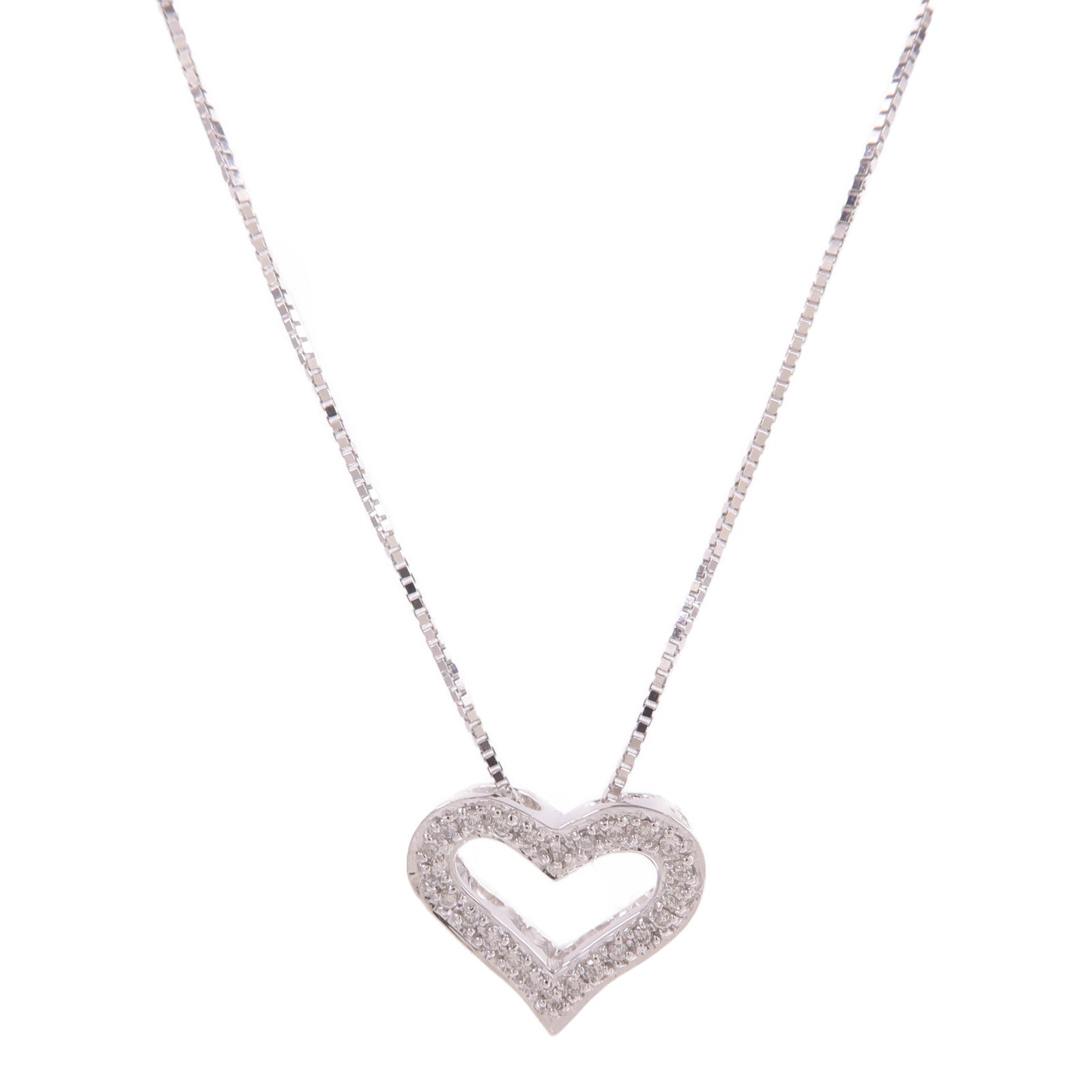 JEWELRY 14K白金Diamond Necklace鑽石項鍊