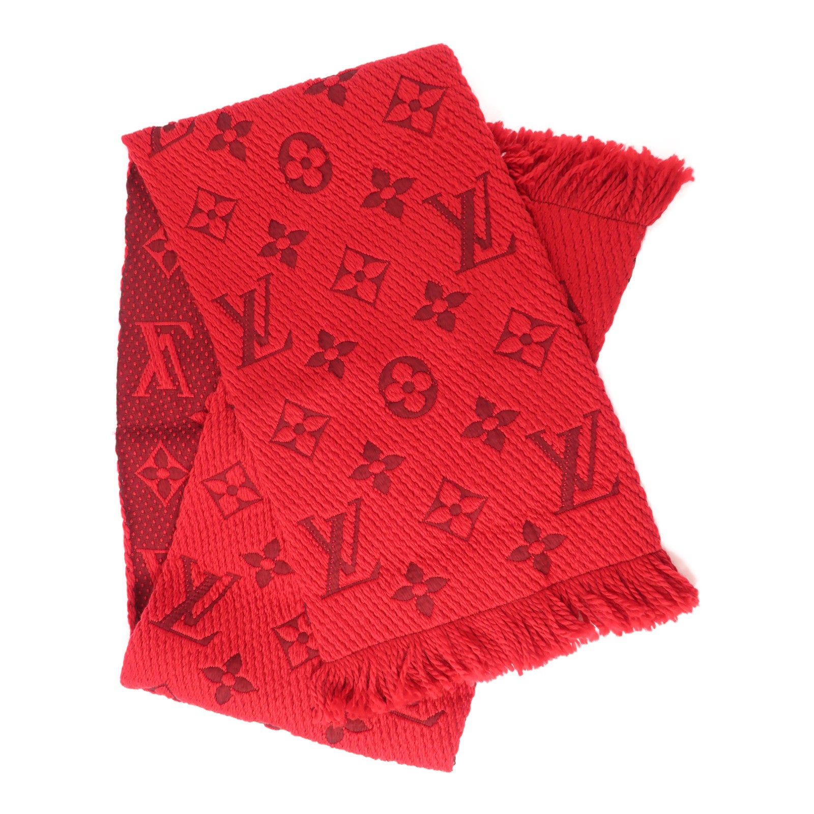 LOUIS VUITTON 羊毛Logomania Scarf圍巾