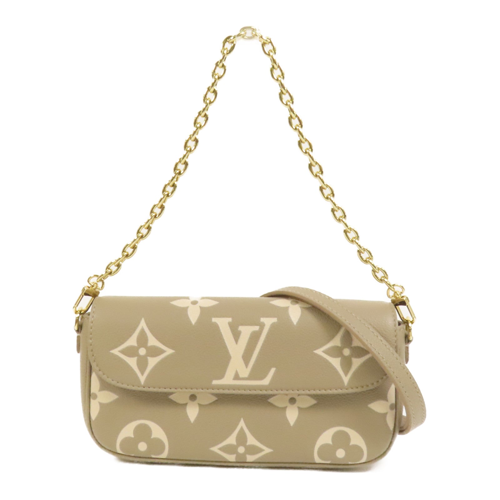 LOUIS VUITTON Monogram Empreinte Ivy金扣手挽肩背兩用袋
