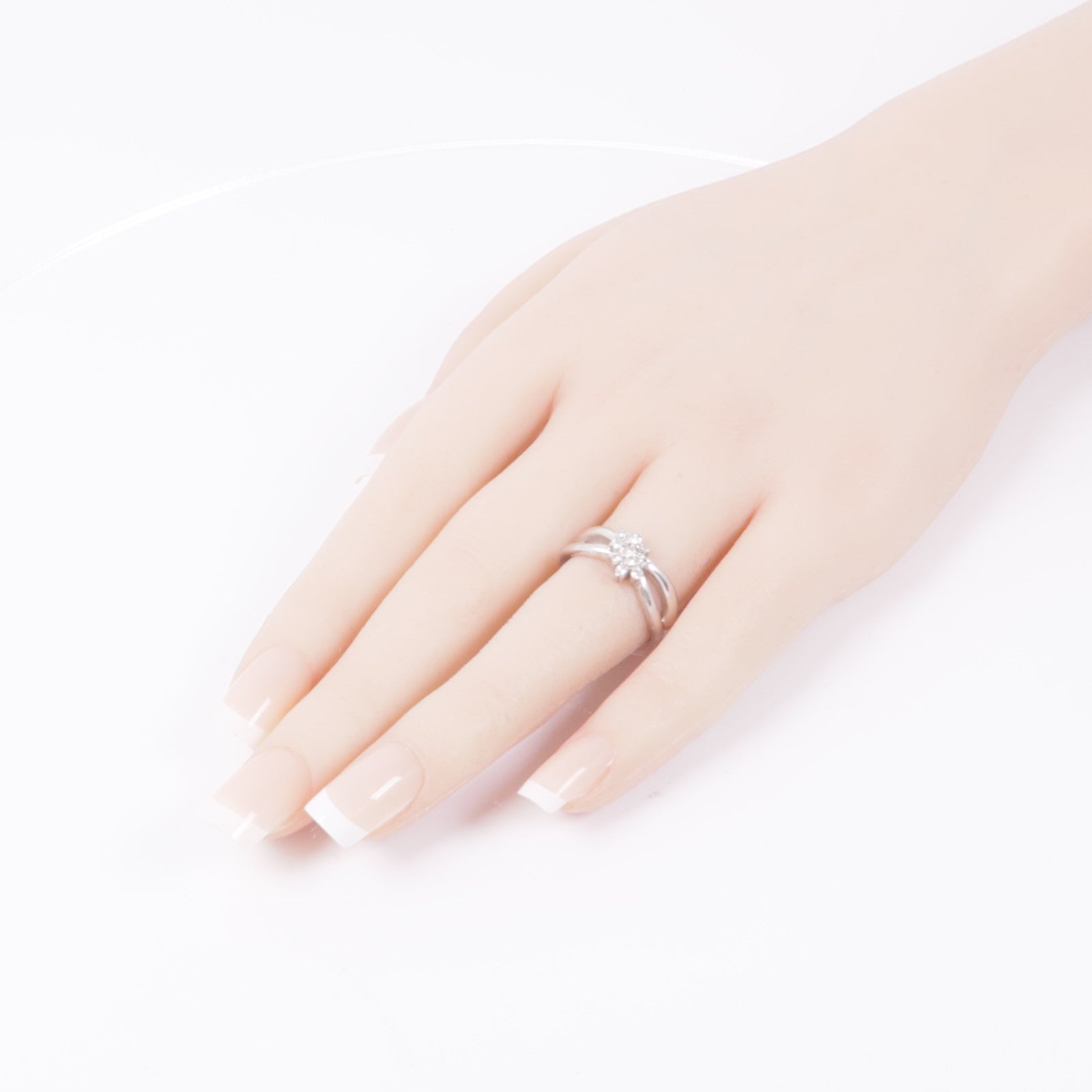 JEWELRY PT900鉑金Diamond Ring鑽石戒指US#7.25