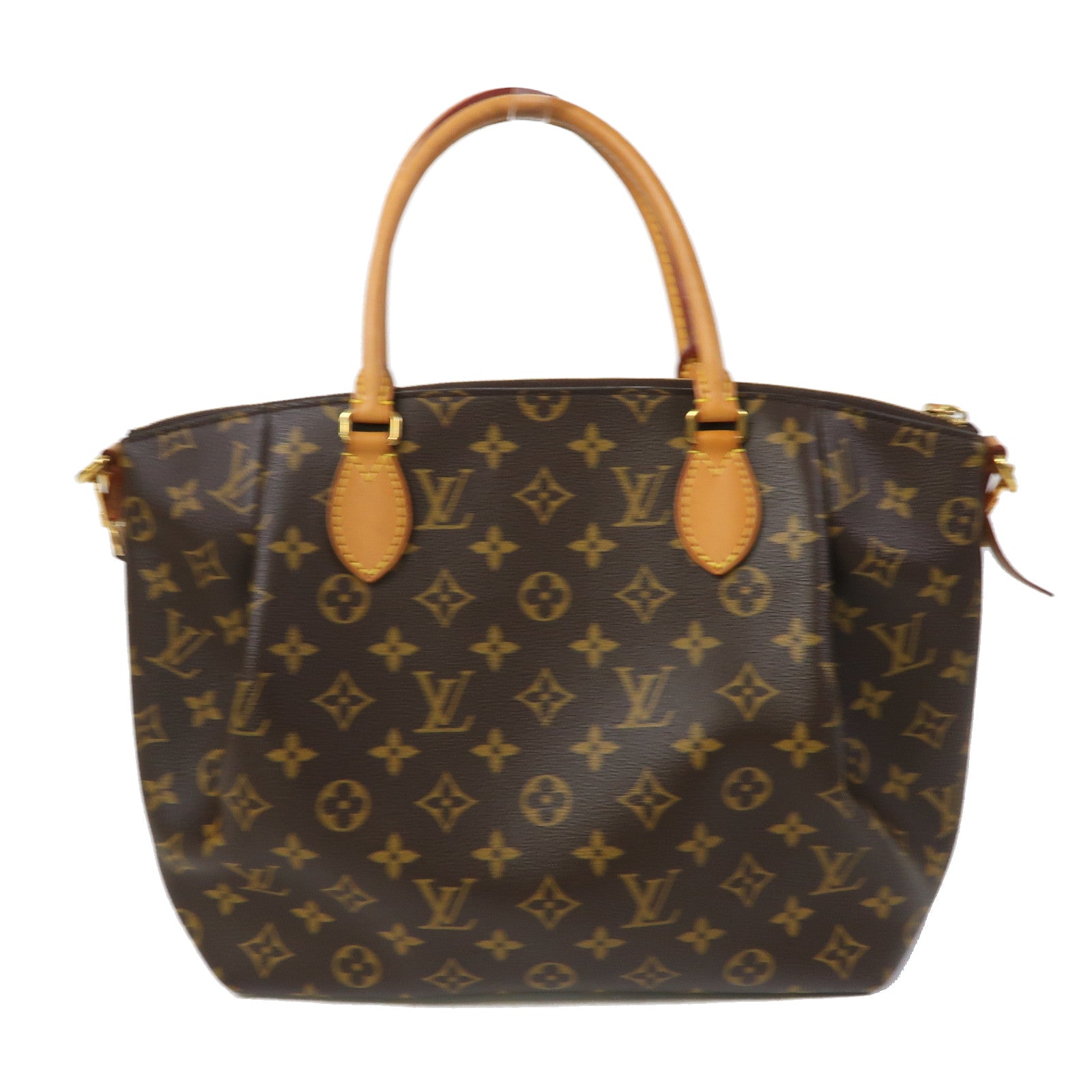LOUIS VUITTON Monogram Turenne MM金扣手挽肩背兩用袋啡色