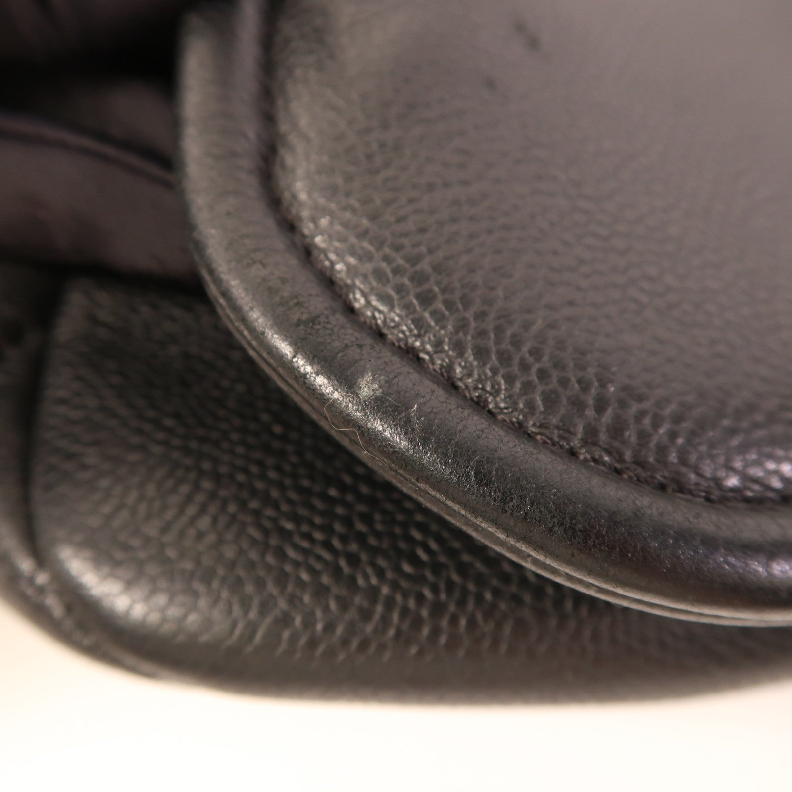 CHANEL 牛皮皮革Chain Shoulder銀扣鏈帶肩背袋