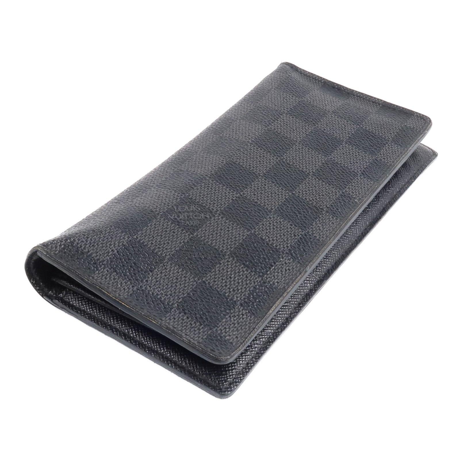 LOUIS VUITTON 【激減優惠】Damier Graphite Brazza長錢包