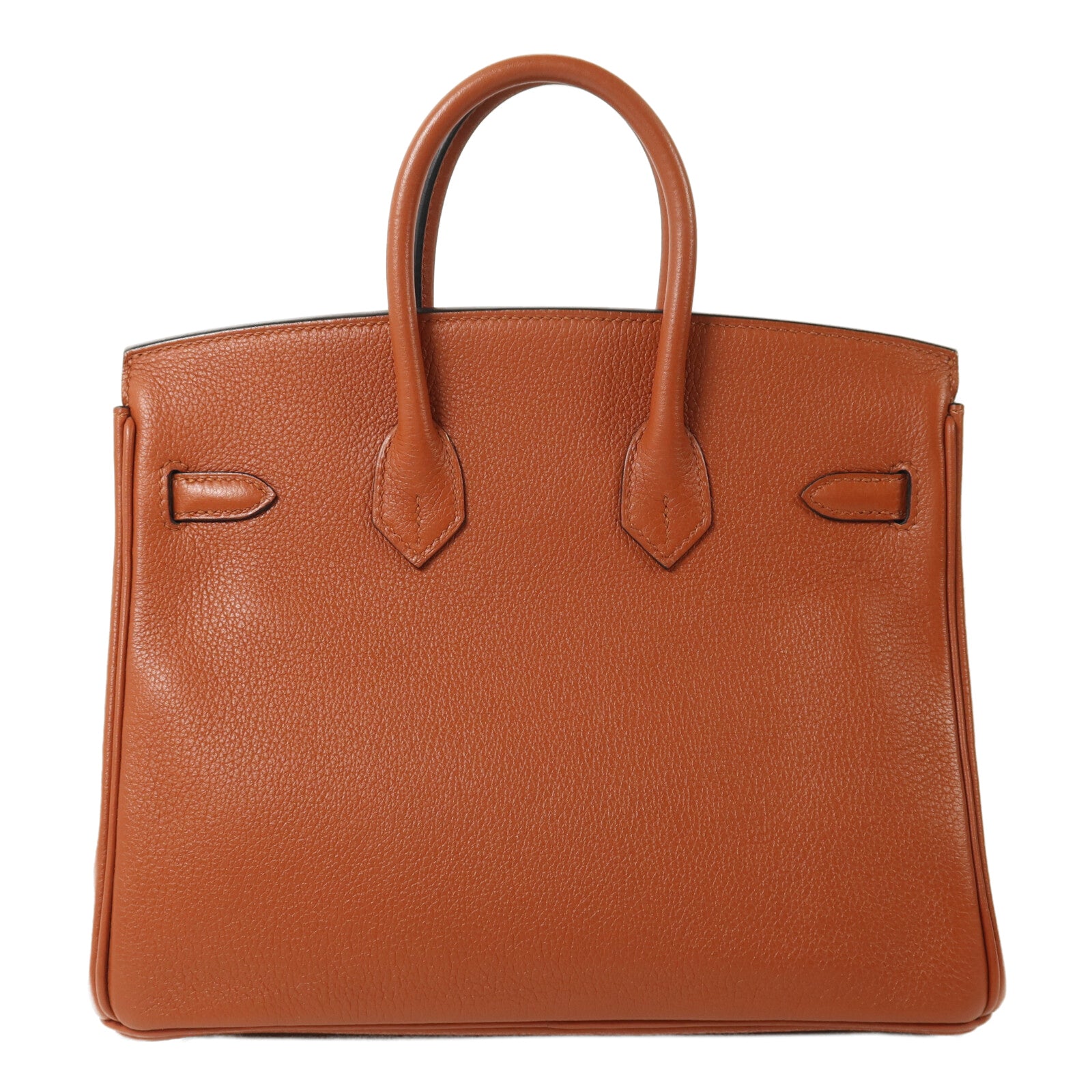 HERMES Clemence皮革Birkin 25手挽袋Cuivre