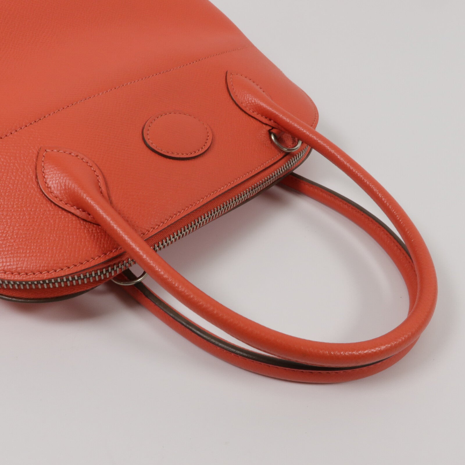 HERMES Epsom皮革Bolide 27手挽肩背兩用袋Rose Jaipur