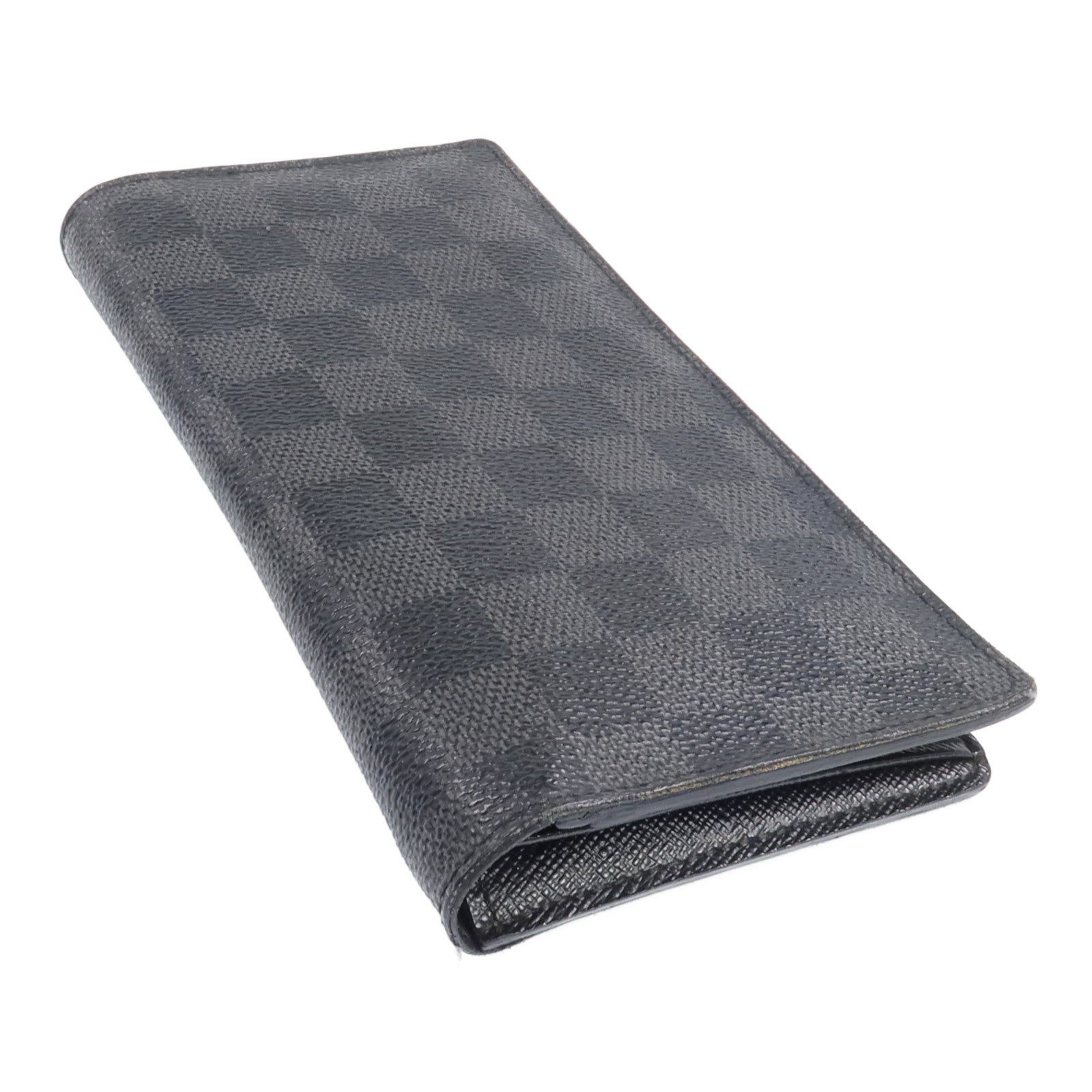 LOUIS VUITTON 【激減優惠】Damier Graphite Brazza長錢包
