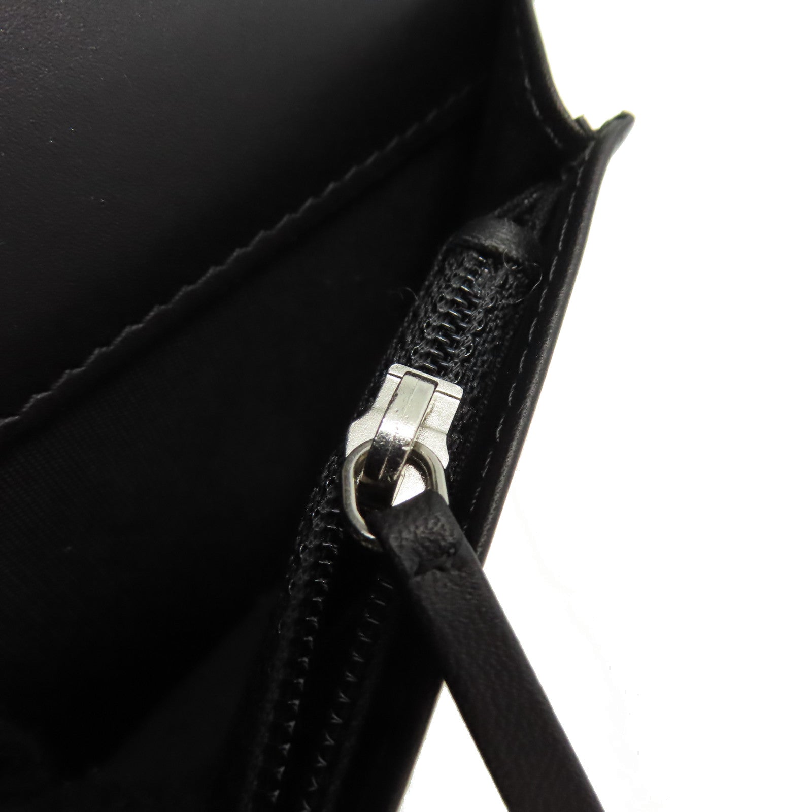 CHANEL 菱格漆皮皮革Long Wallet金扣長錢包黒色