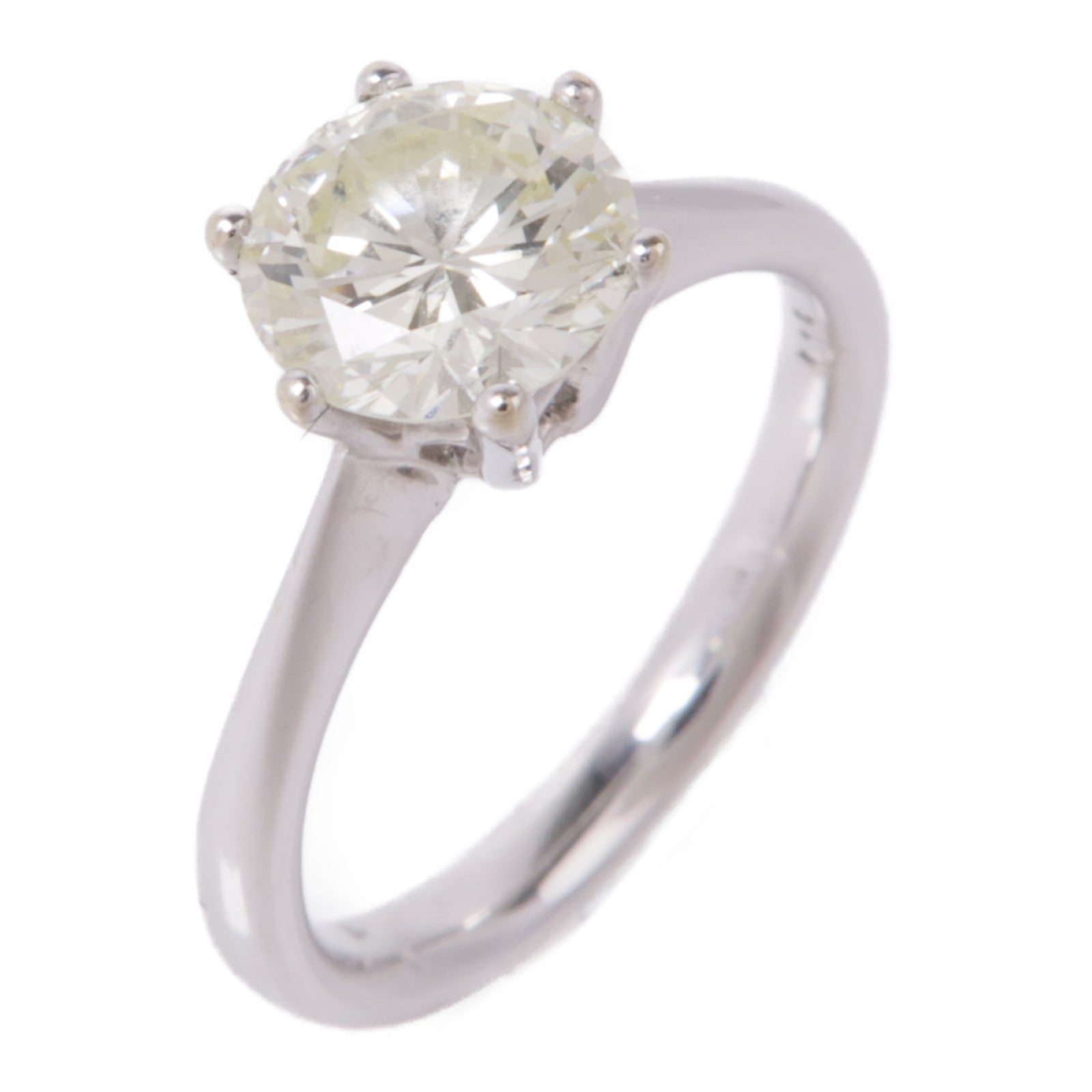 JEWELRY 【激減優惠】18K白金Diamond Ring鑽石戒指US#6