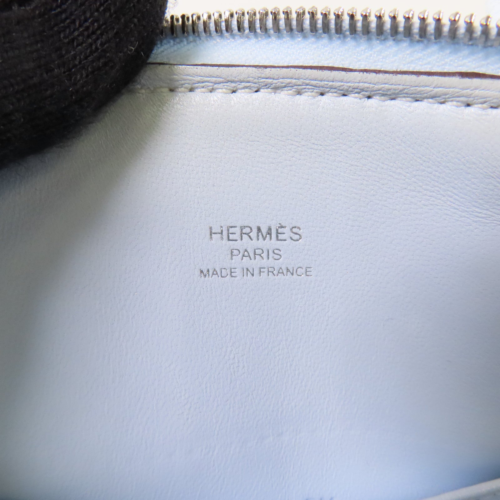 HERMES Chevre皮革Mini Bolide銀扣手挽肩背兩用袋