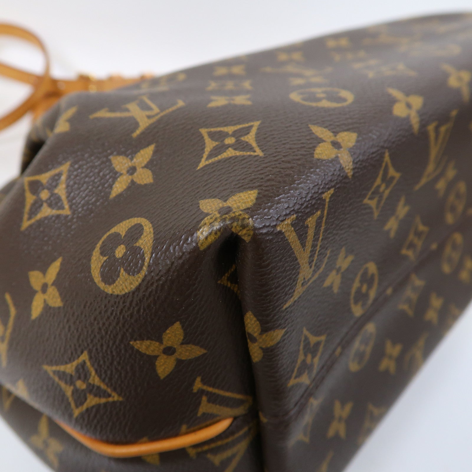 LOUIS VUITTON Monogram Turenne MM金扣手挽肩背兩用袋啡色