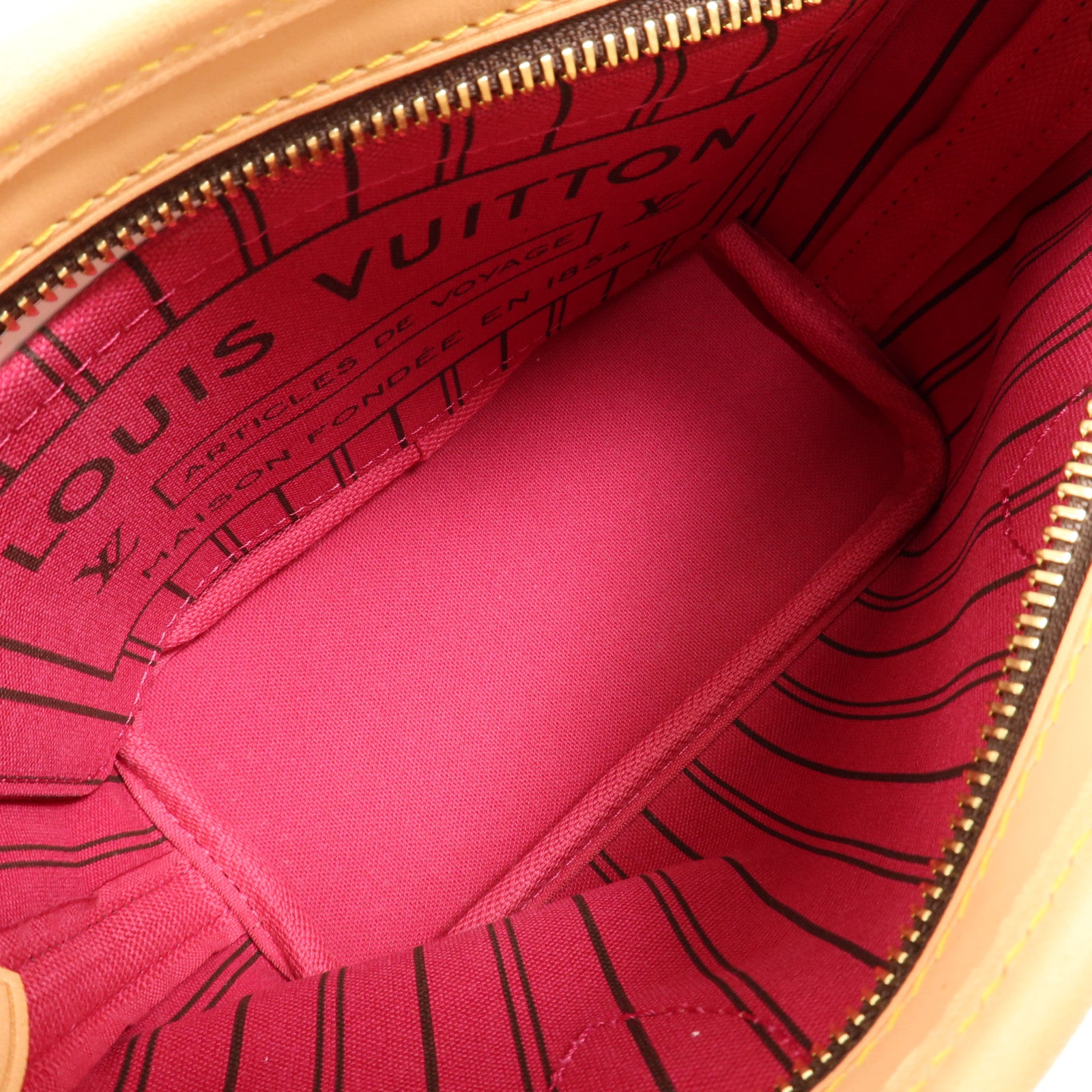 LOUIS VUITTON Monogram Neverfull BB金扣手挽肩背兩用袋