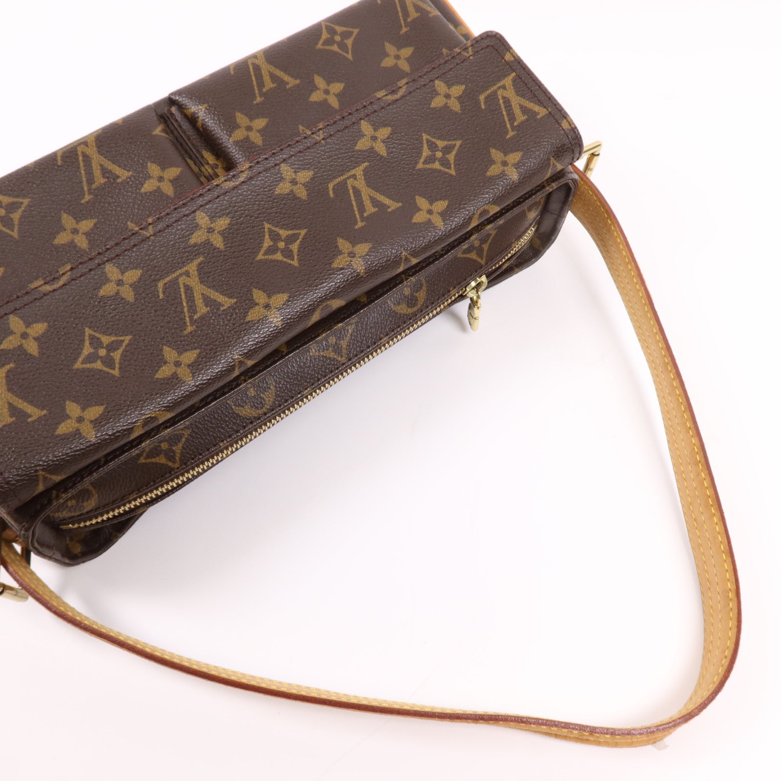 LOUIS VUITTON Monogram Viva Cite MM金扣肩背袋