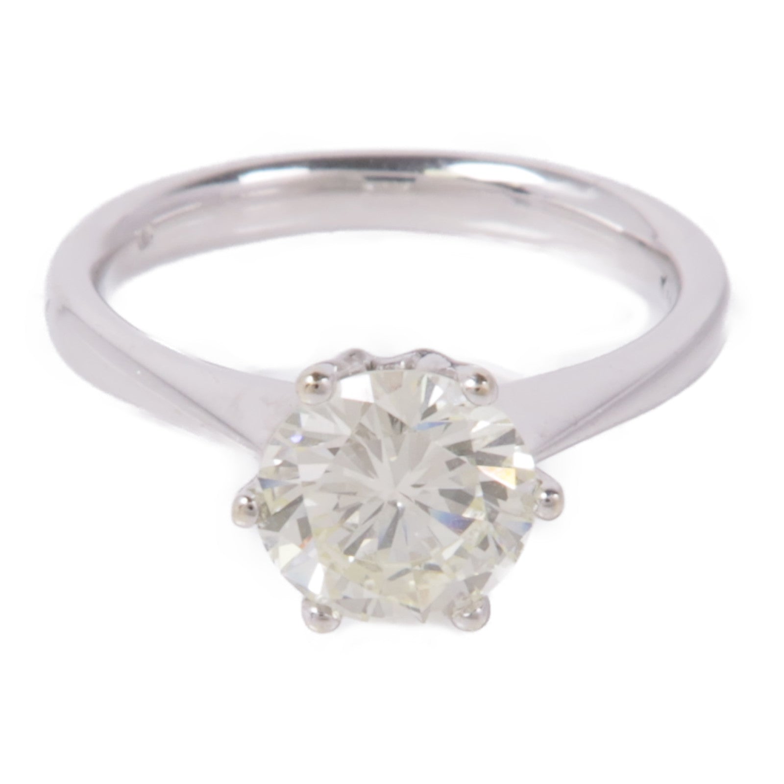 JEWELRY 【激減優惠】18K白金Diamond Ring鑽石戒指US#6