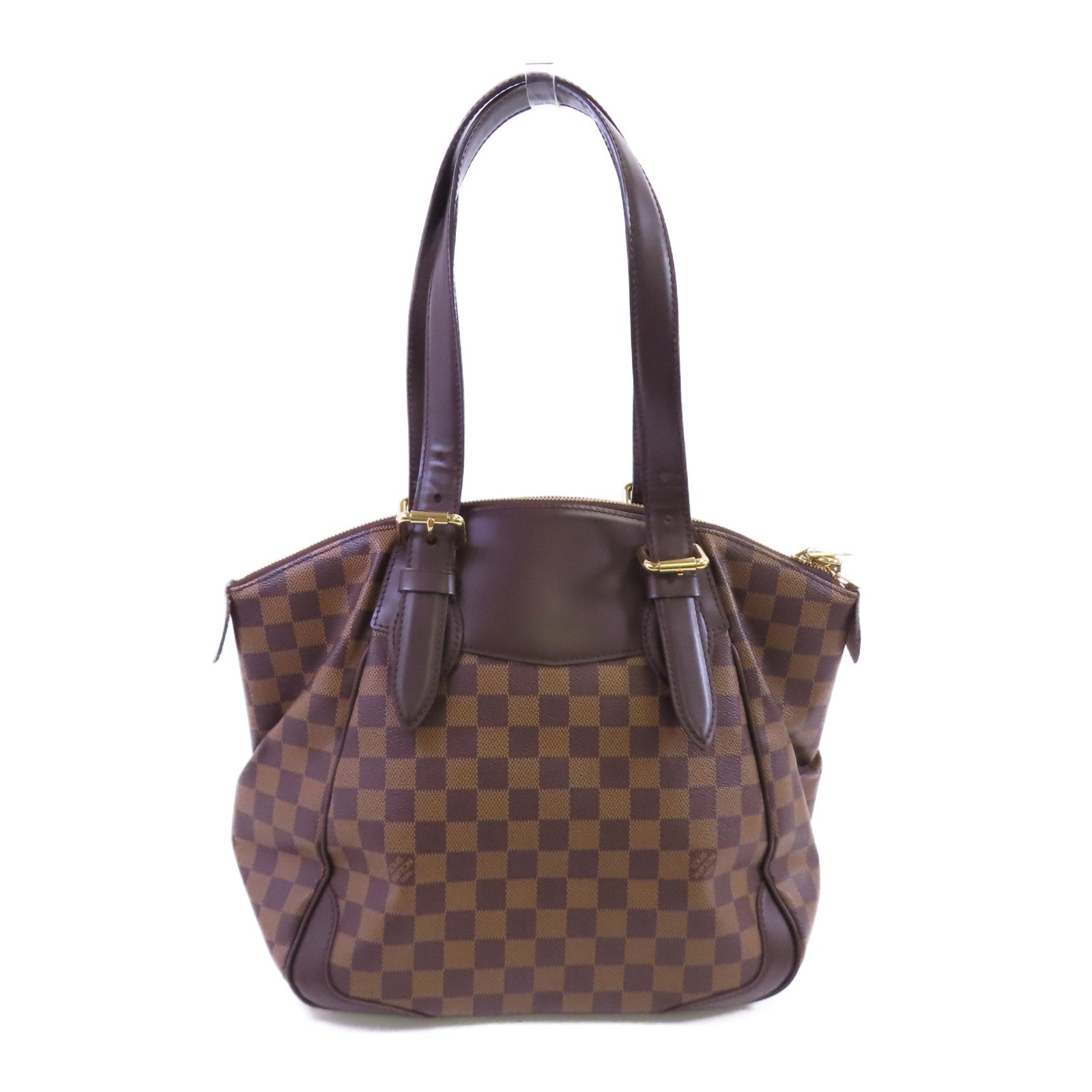 LOUIS VUITTON 【激減優惠】Damier Verona GM金扣肩背袋