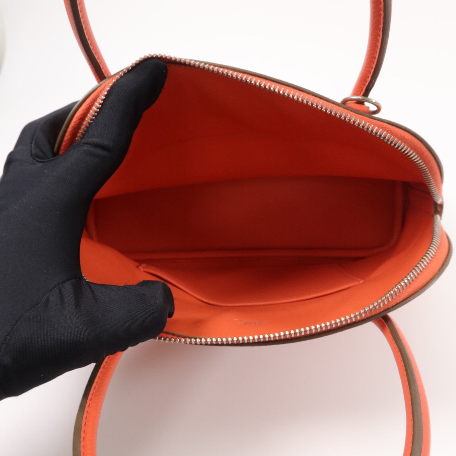 HERMES Epsom皮革Bolide 27手挽肩背兩用袋Rose Jaipur