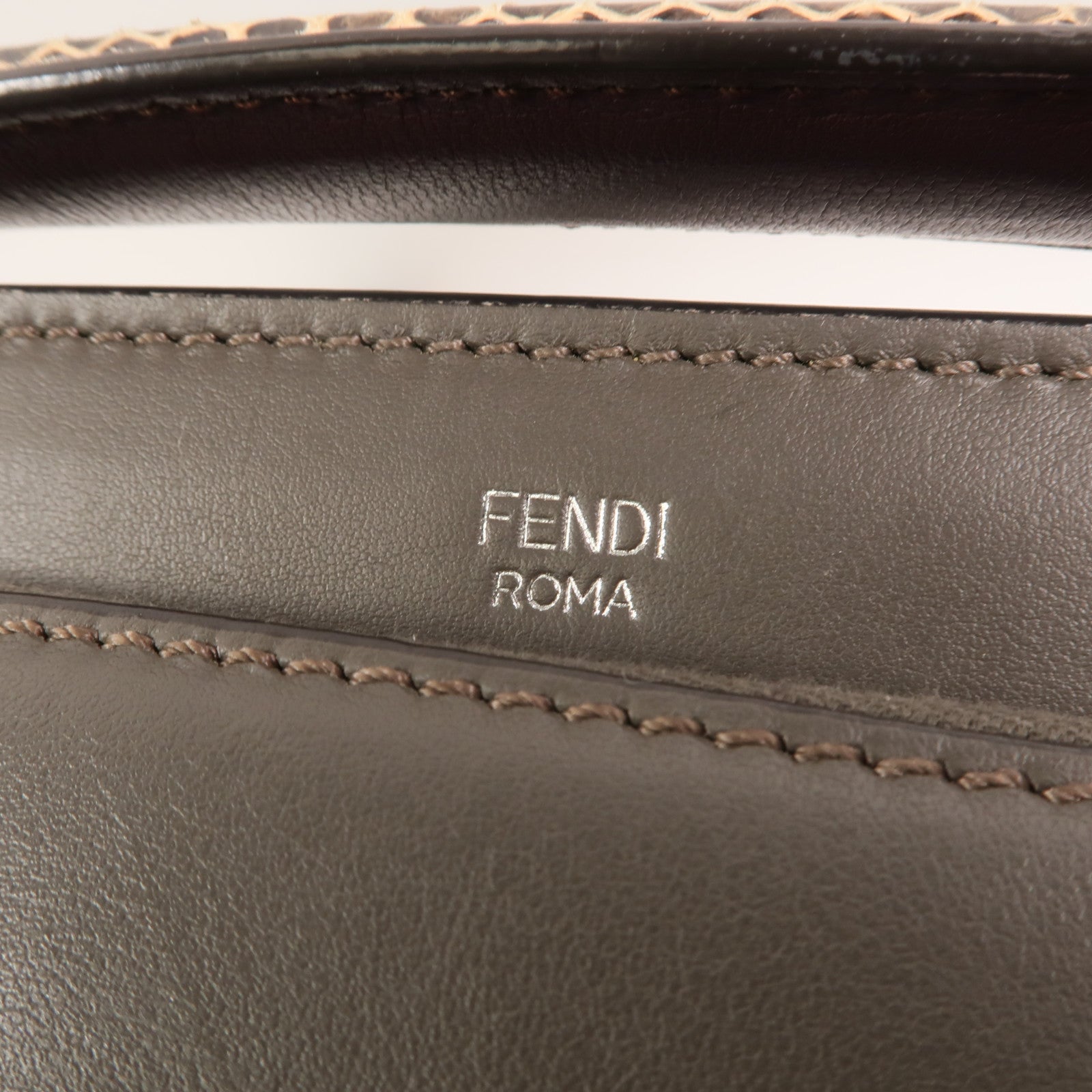 FENDI 牛皮皮革Dotcom手挽肩背兩用袋