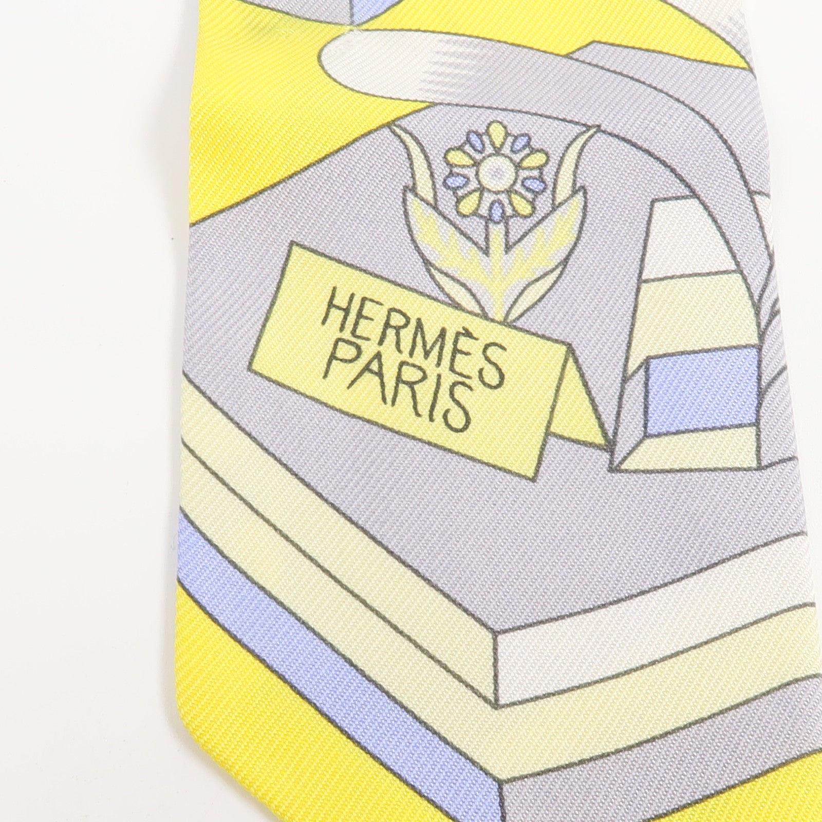 HERMES 絲質Twilly絲巾