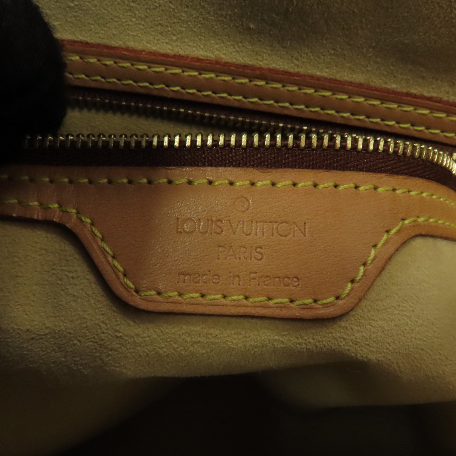LOUIS VUITTON Monogram Looping GM金扣肩背袋啡色
