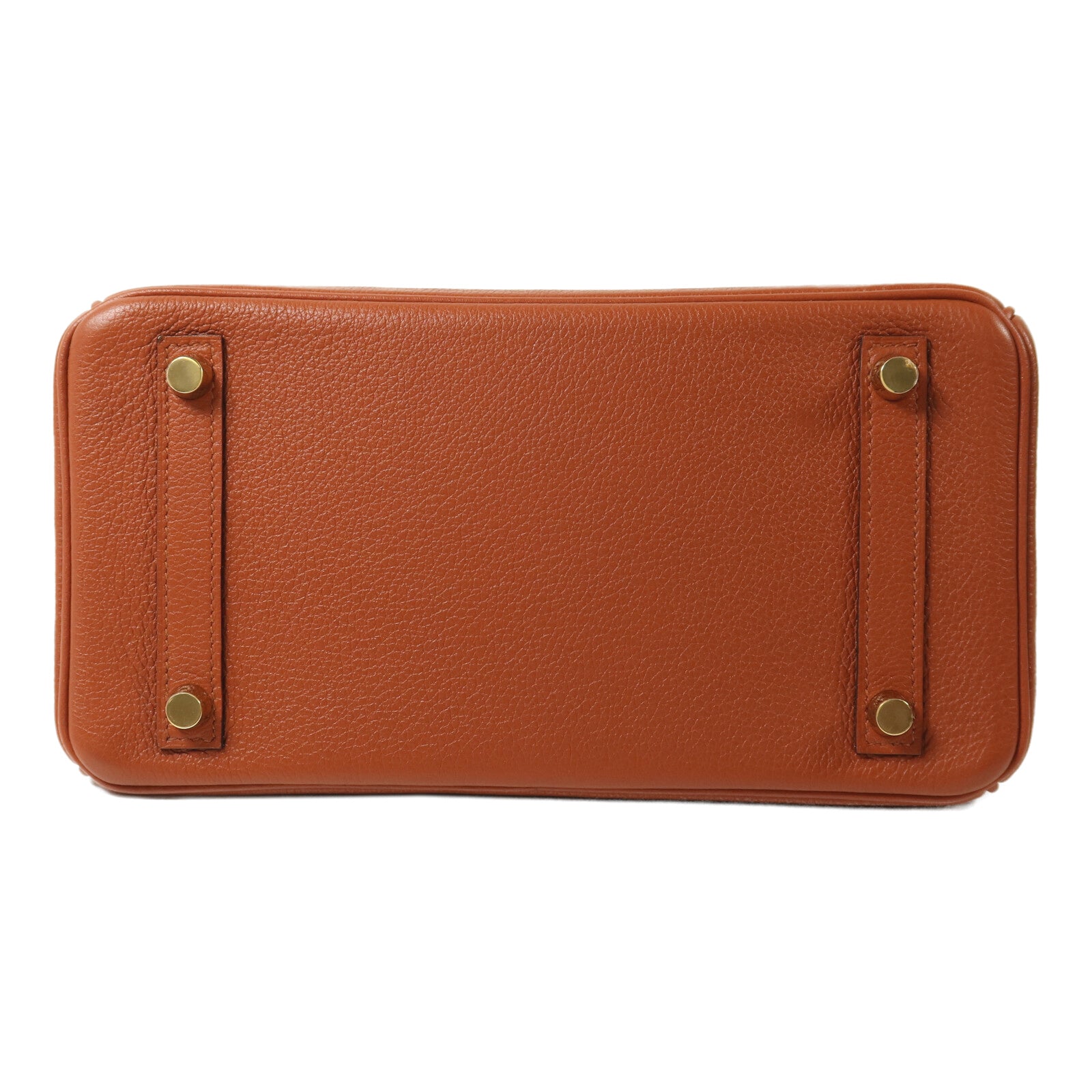 HERMES Clemence皮革Birkin 25手挽袋Cuivre