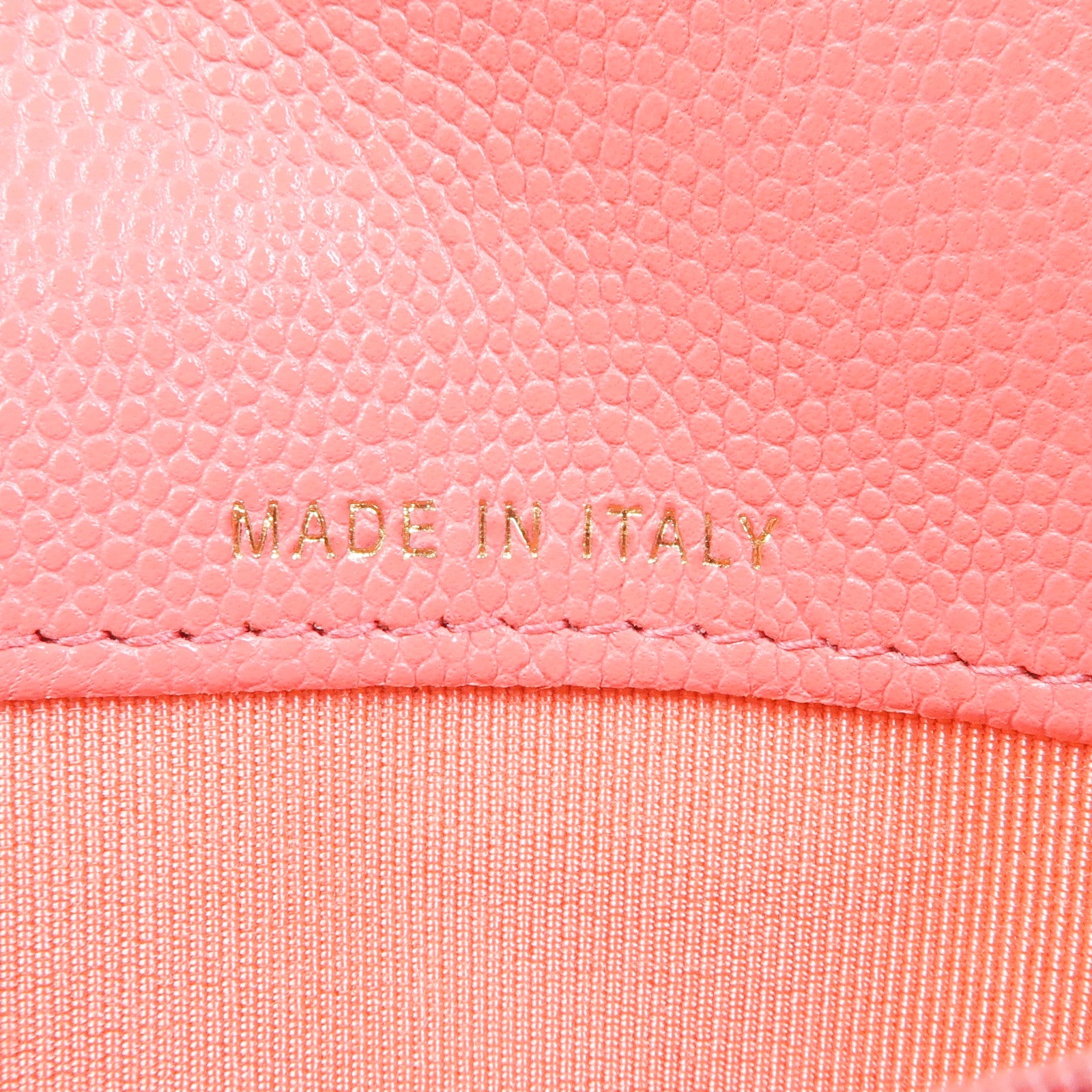 CHANEL 牛皮皮革Wallet金扣錢包